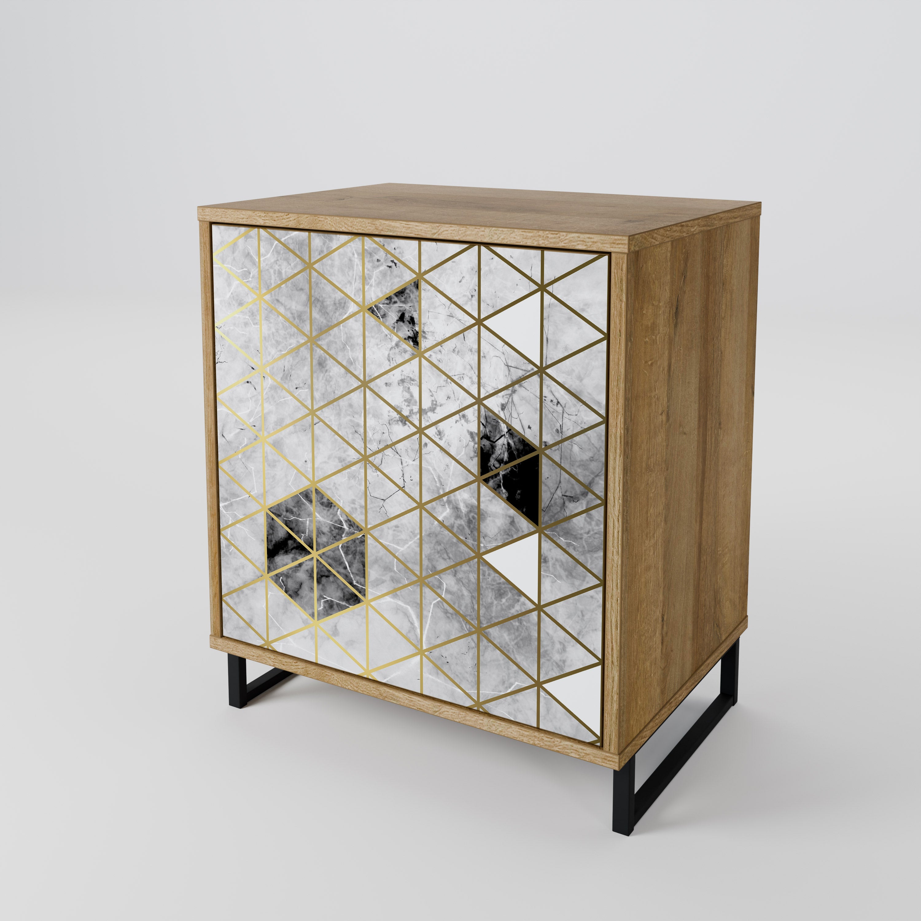 ASHEN ARIA Komoda 1-drzwiowa korpus Dąb Riva