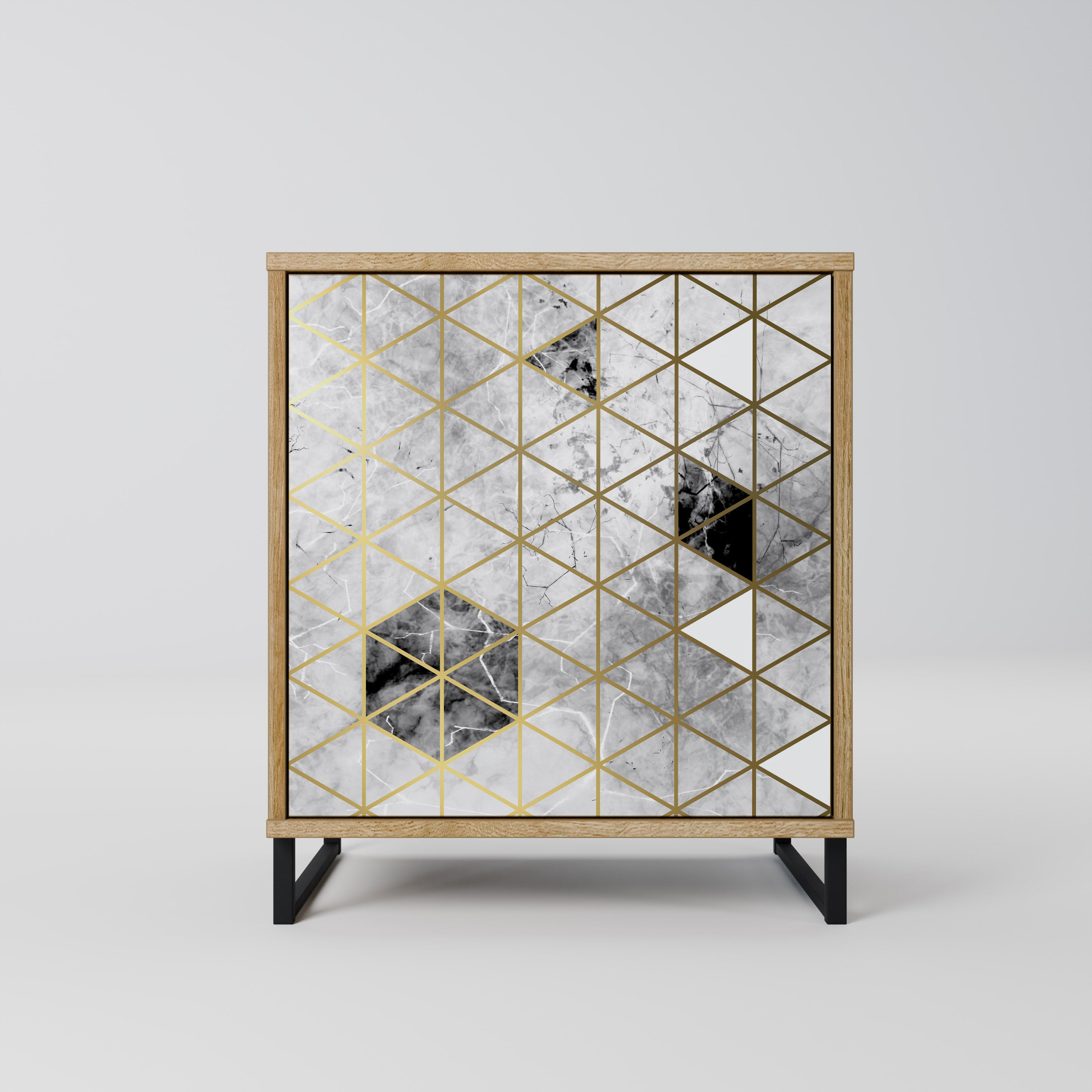 ASHEN ARIA Komoda 1-drzwiowa korpus Dąb Riva