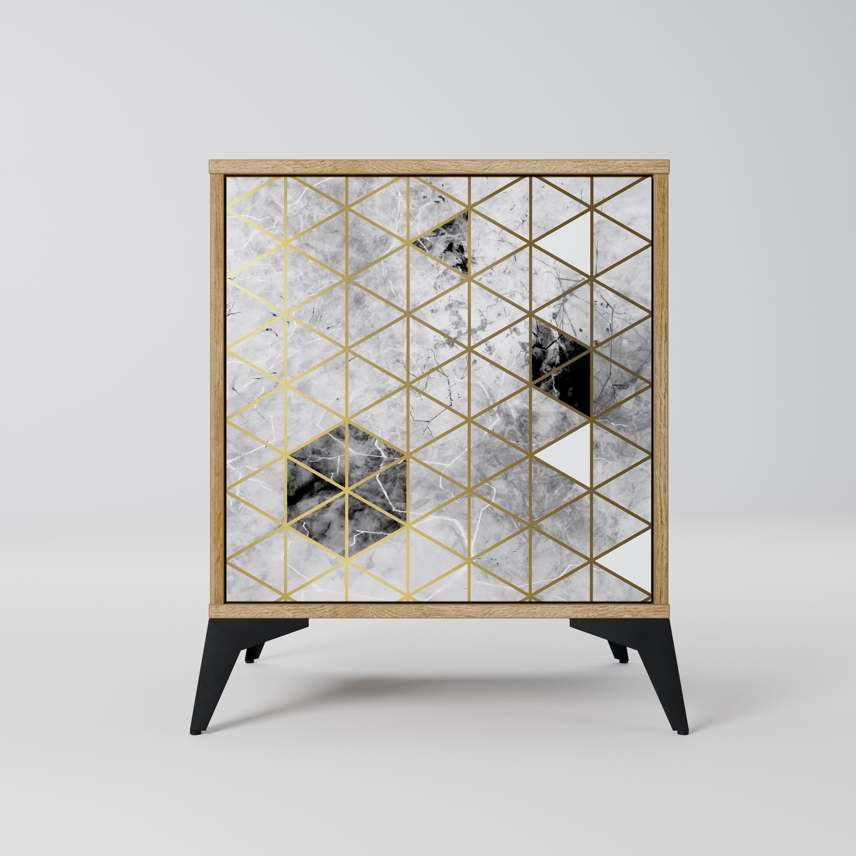 ASHEN ARIA Komoda 1-drzwiowa korpus Dąb Riva