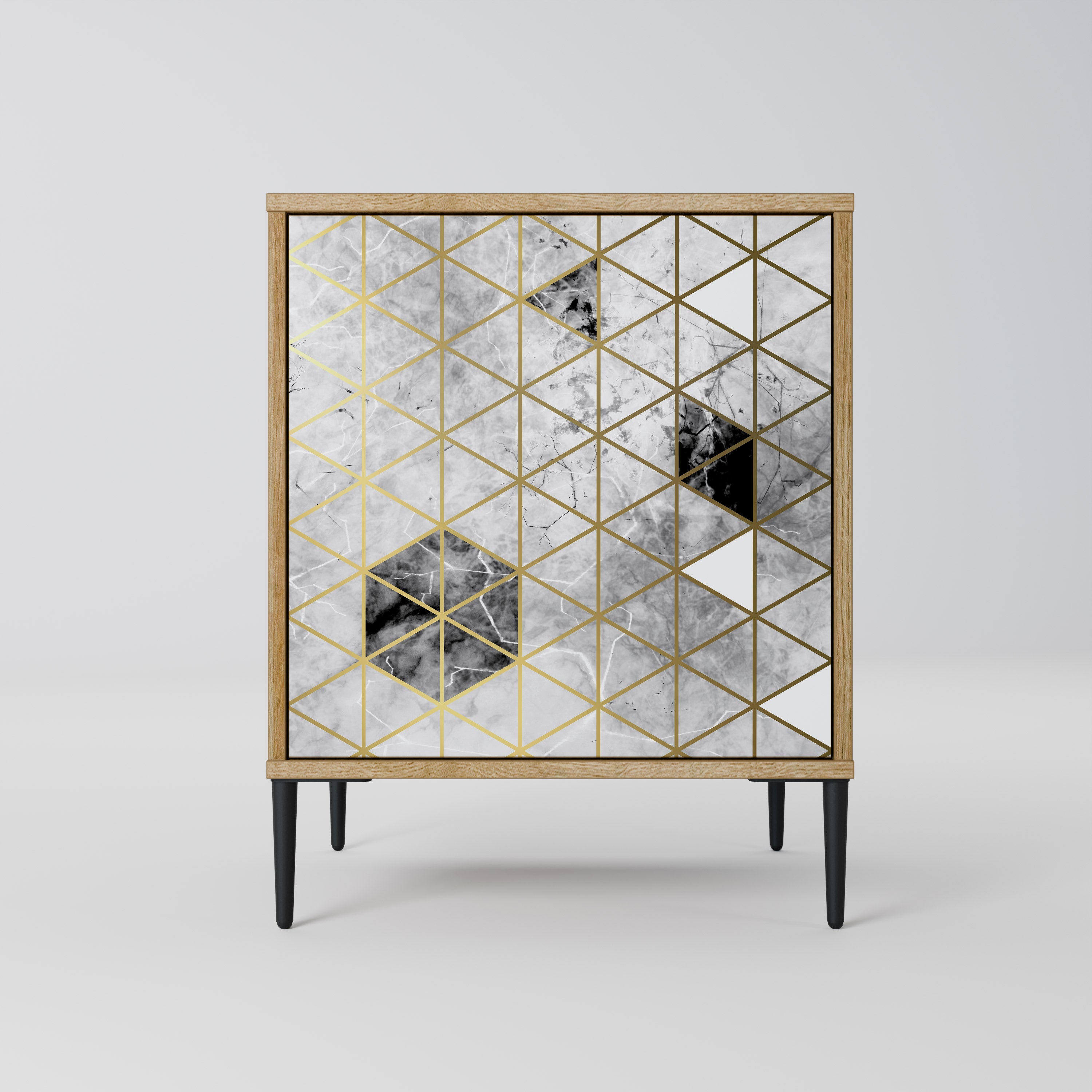 ASHEN ARIA Komoda 1-drzwiowa korpus Dąb Riva