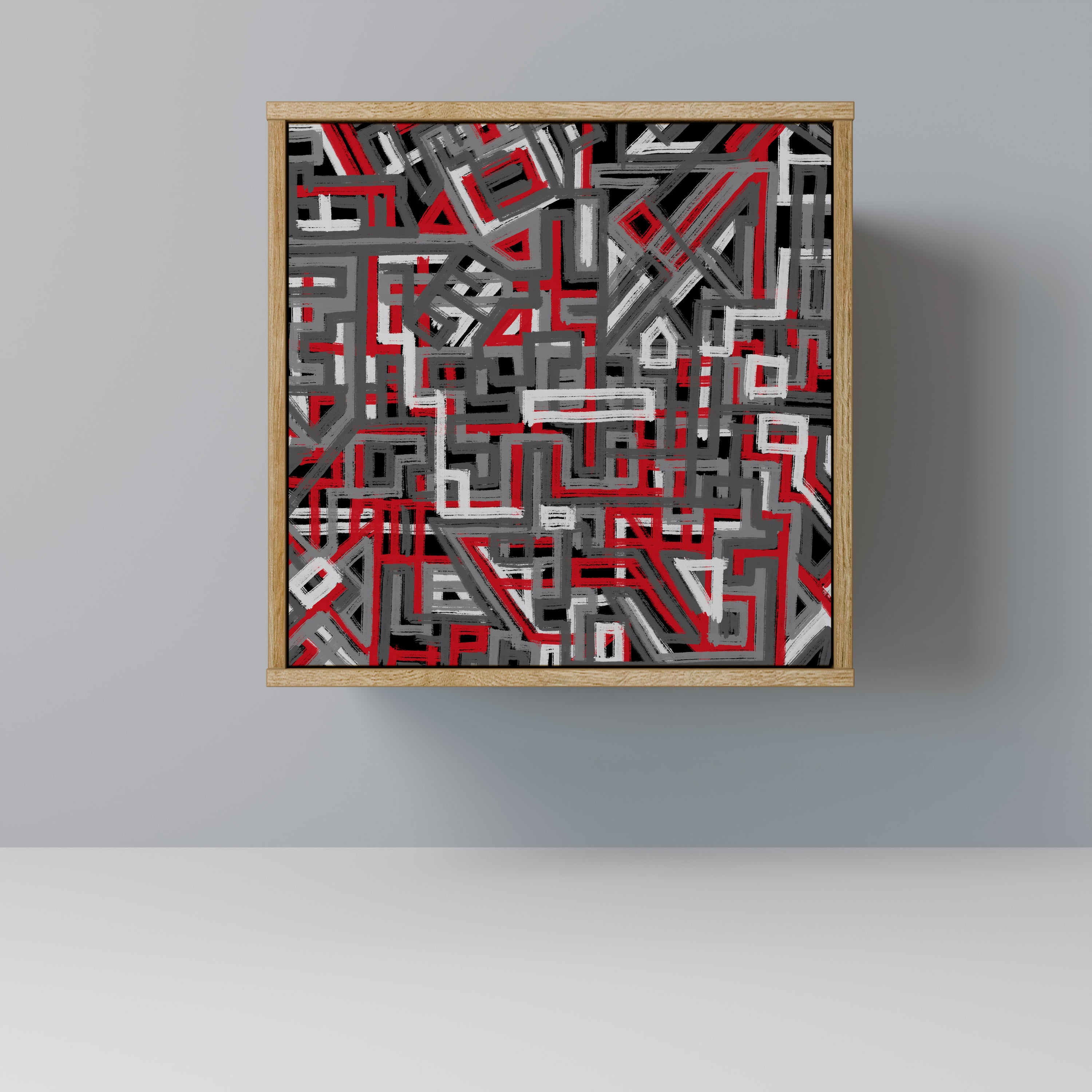 BROKEN LINES Komoda 1-drzwiowa korpus Dąb Riva