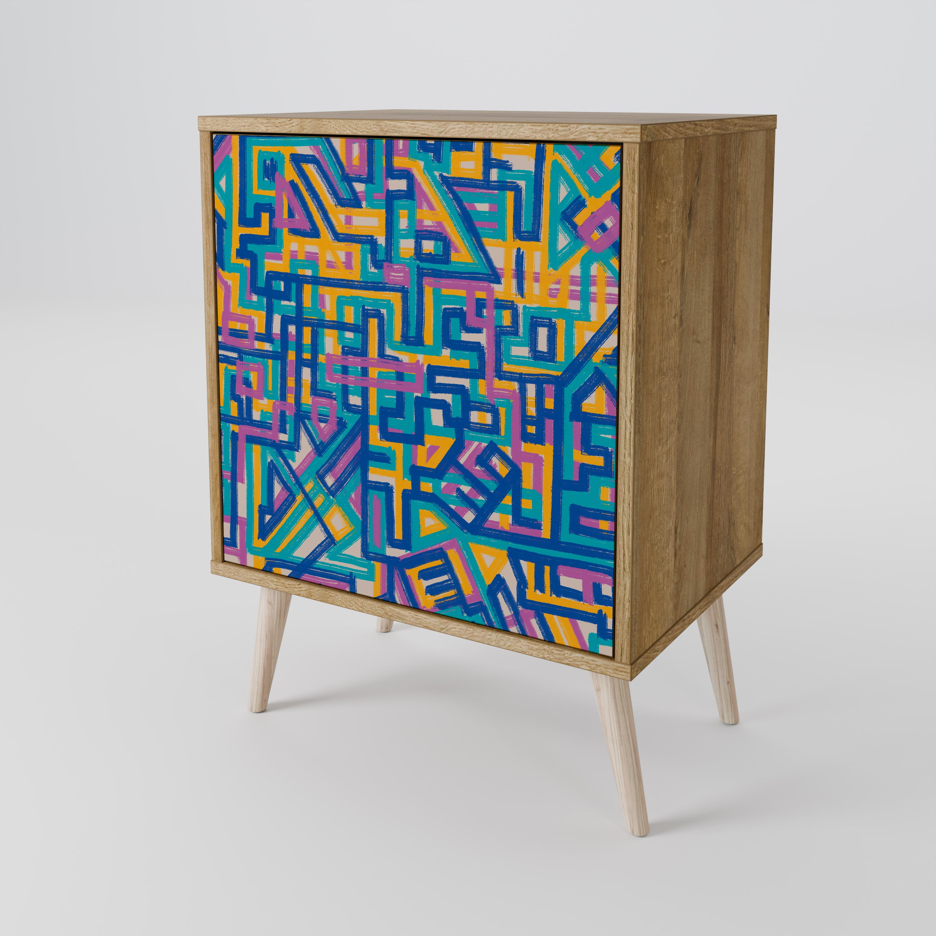 MEMORIES MAP Komoda 1-drzwiowa korpus Dąb Riva