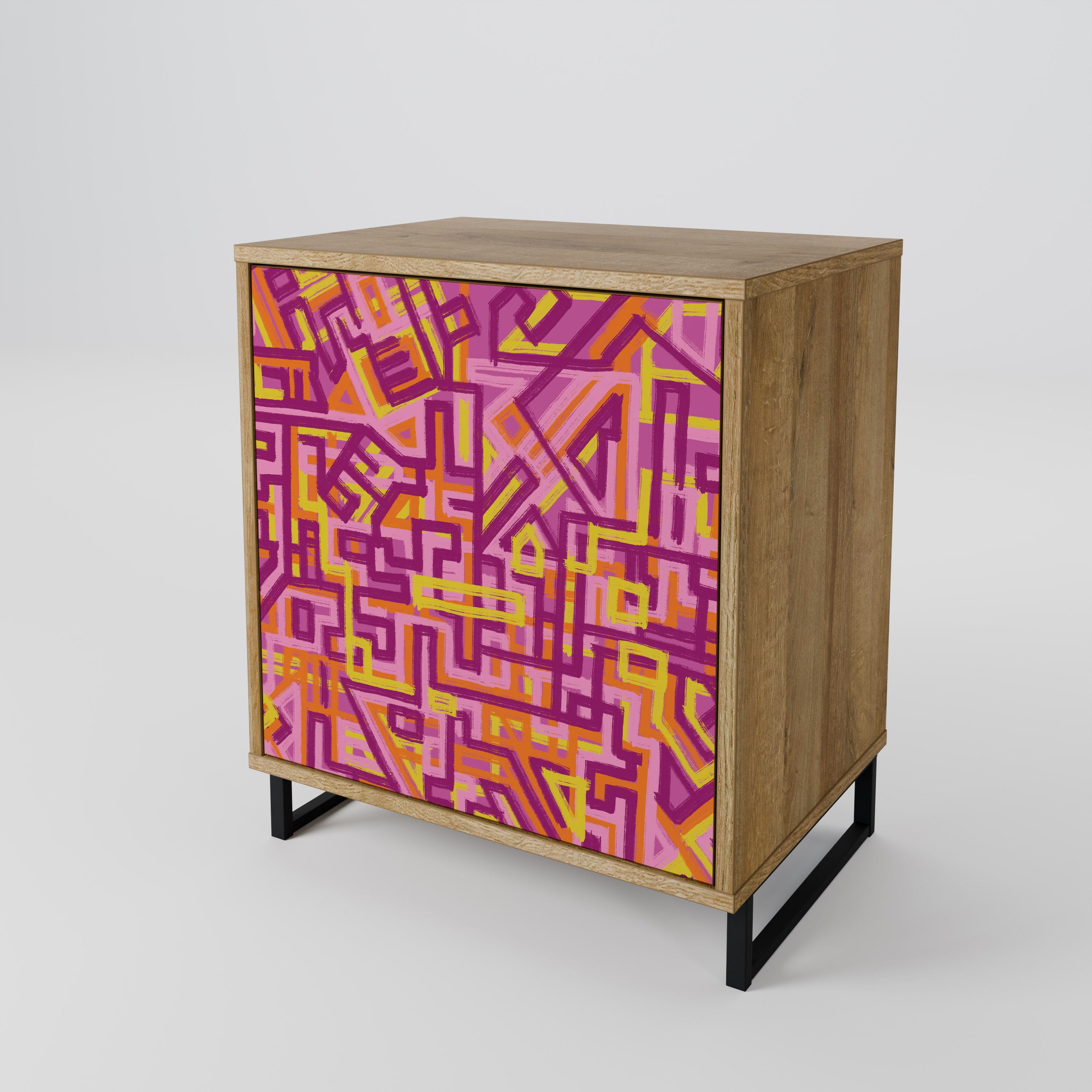 LOVELY MEMORIES Komoda 1-drzwiowa korpus Dąb Riva