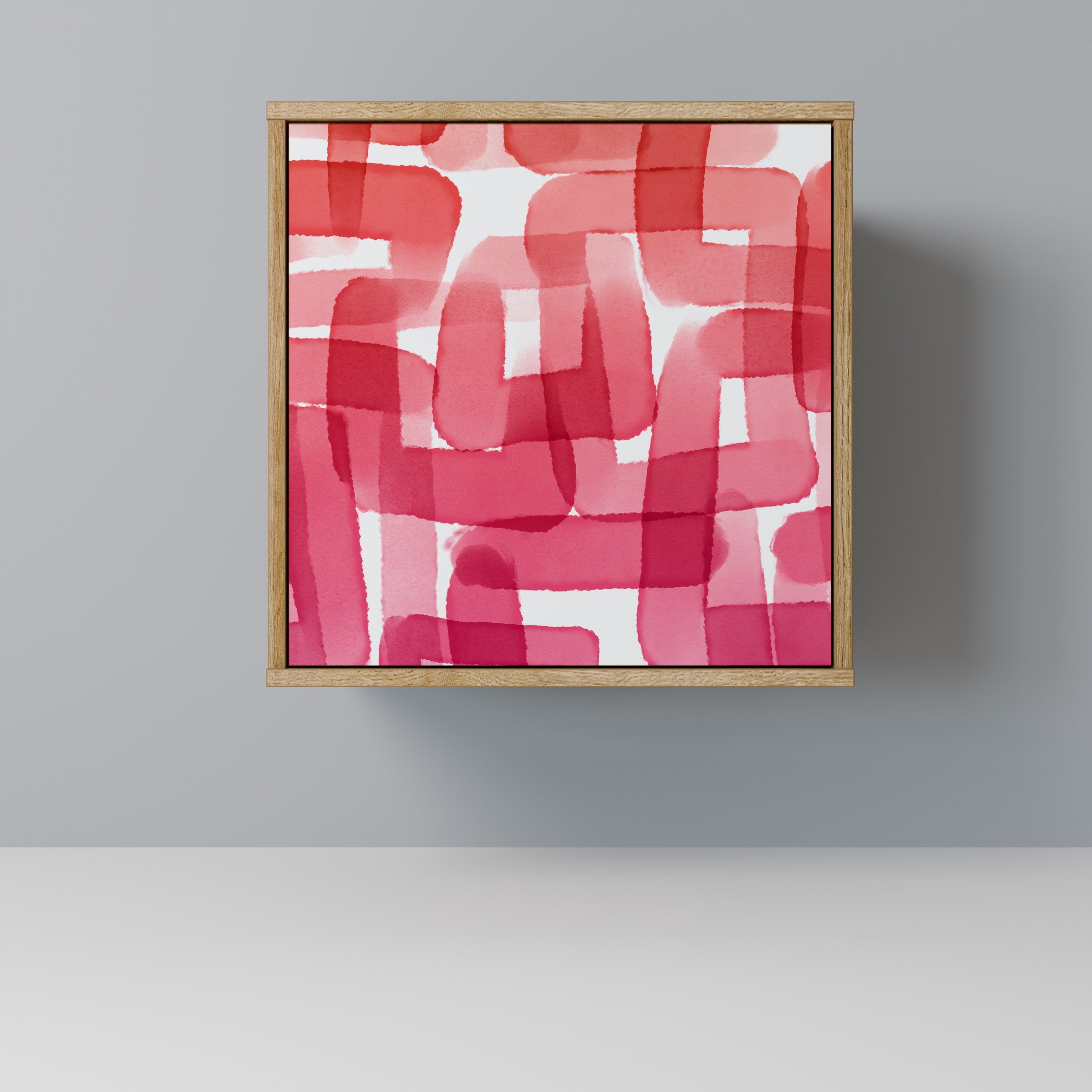 KALEIDOSCOPIC CUBISM Komoda 1-drzwiowa korpus Dąb Riva