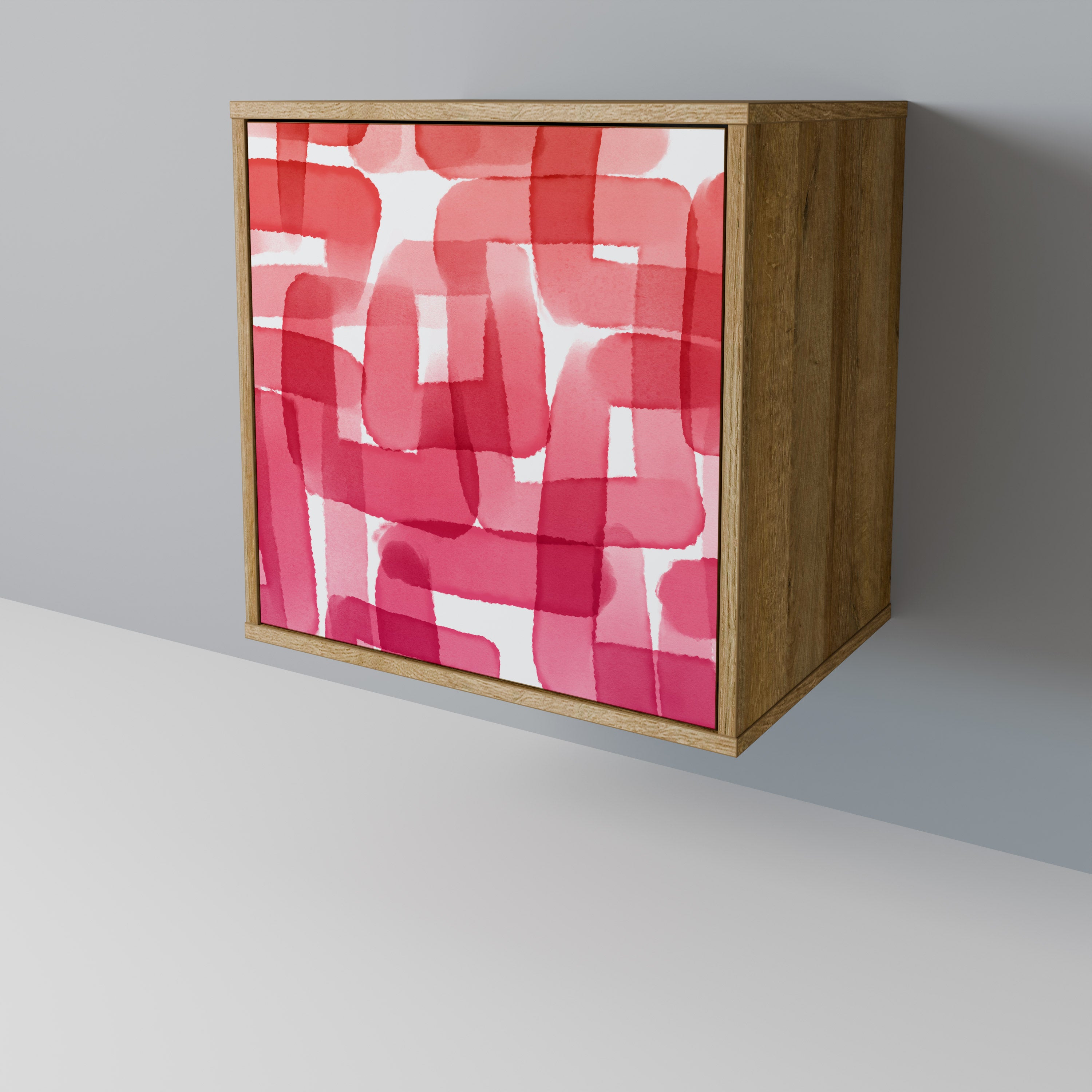 KALEIDOSCOPIC CUBISM Komoda 1-drzwiowa korpus Dąb Riva
