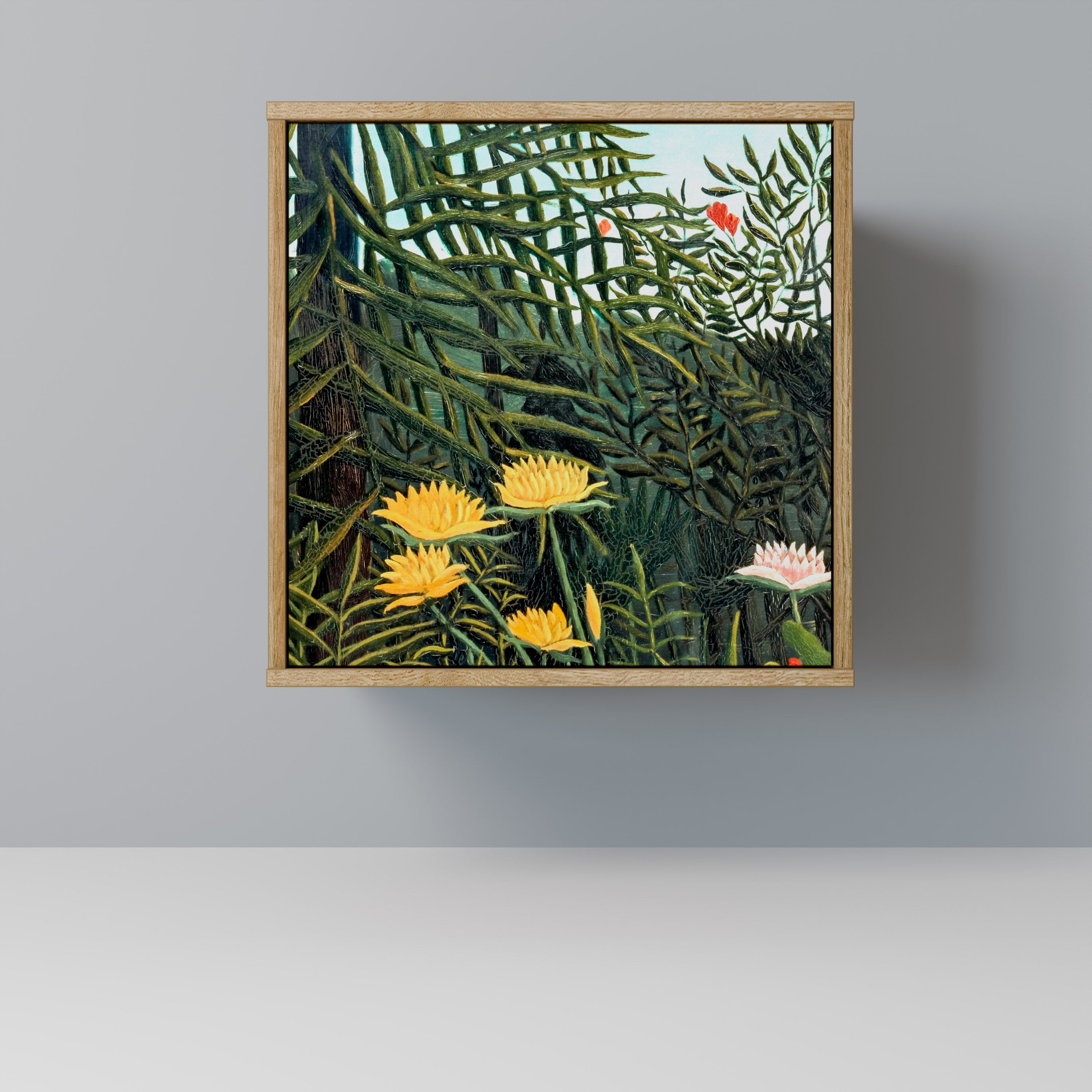 VIRGIN FOREST WITH SUNSET Komoda 1-drzwiowa korpus Dąb Riva