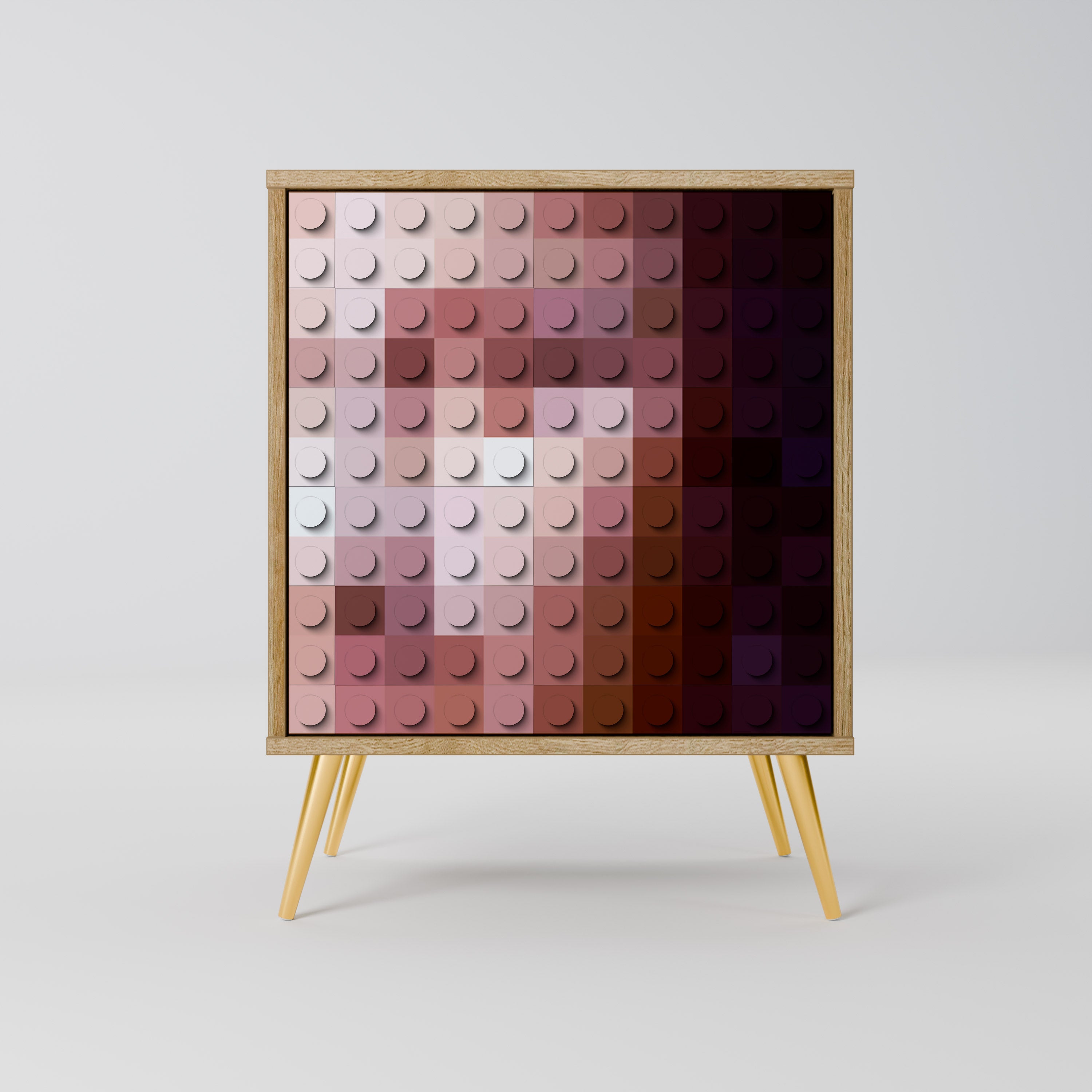 CONSTRUCTIVE ART Komoda 1-drzwiowa korpus Dąb Riva