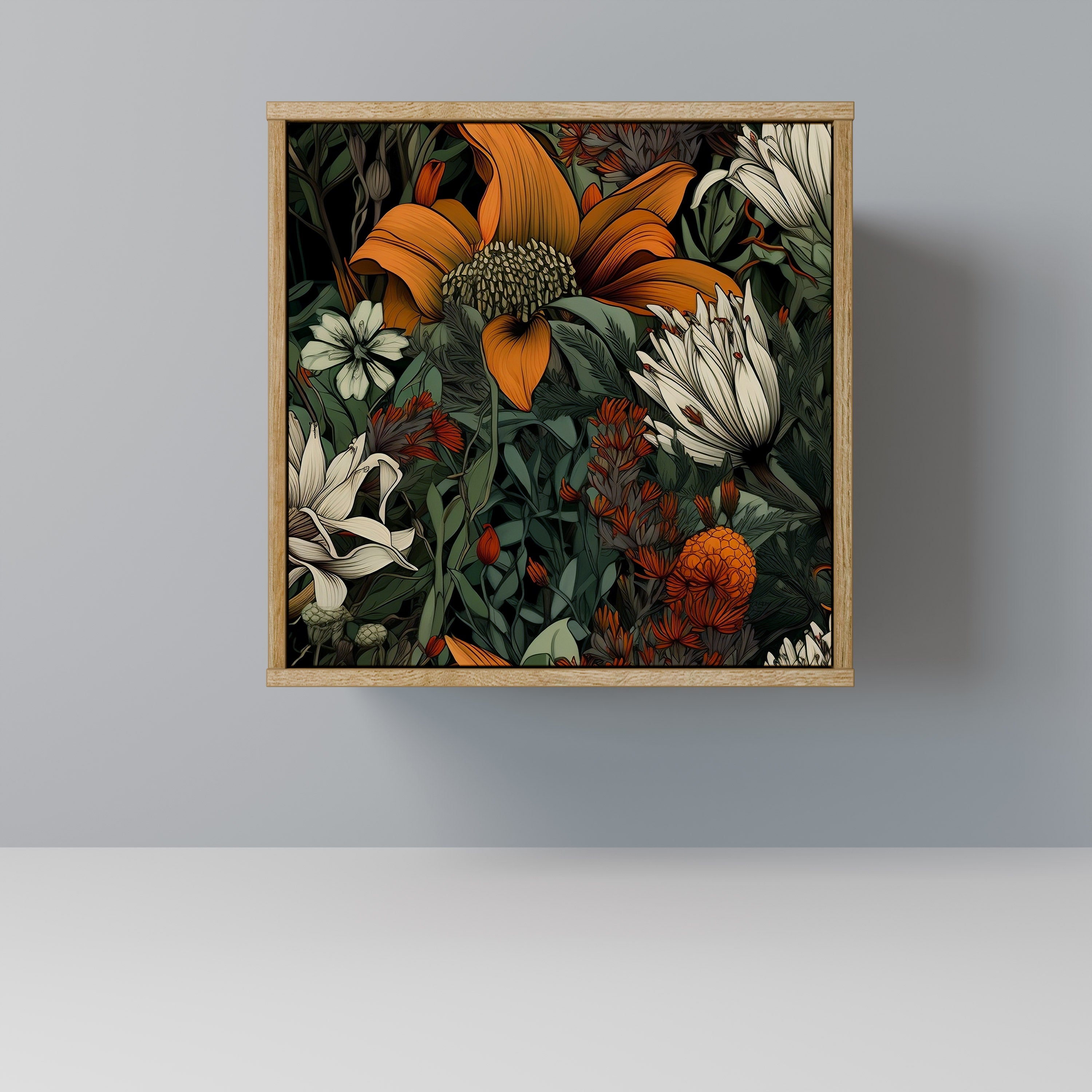 MIDNIGHT SPROUT Komoda 1-drzwiowa korpus Dąb Riva