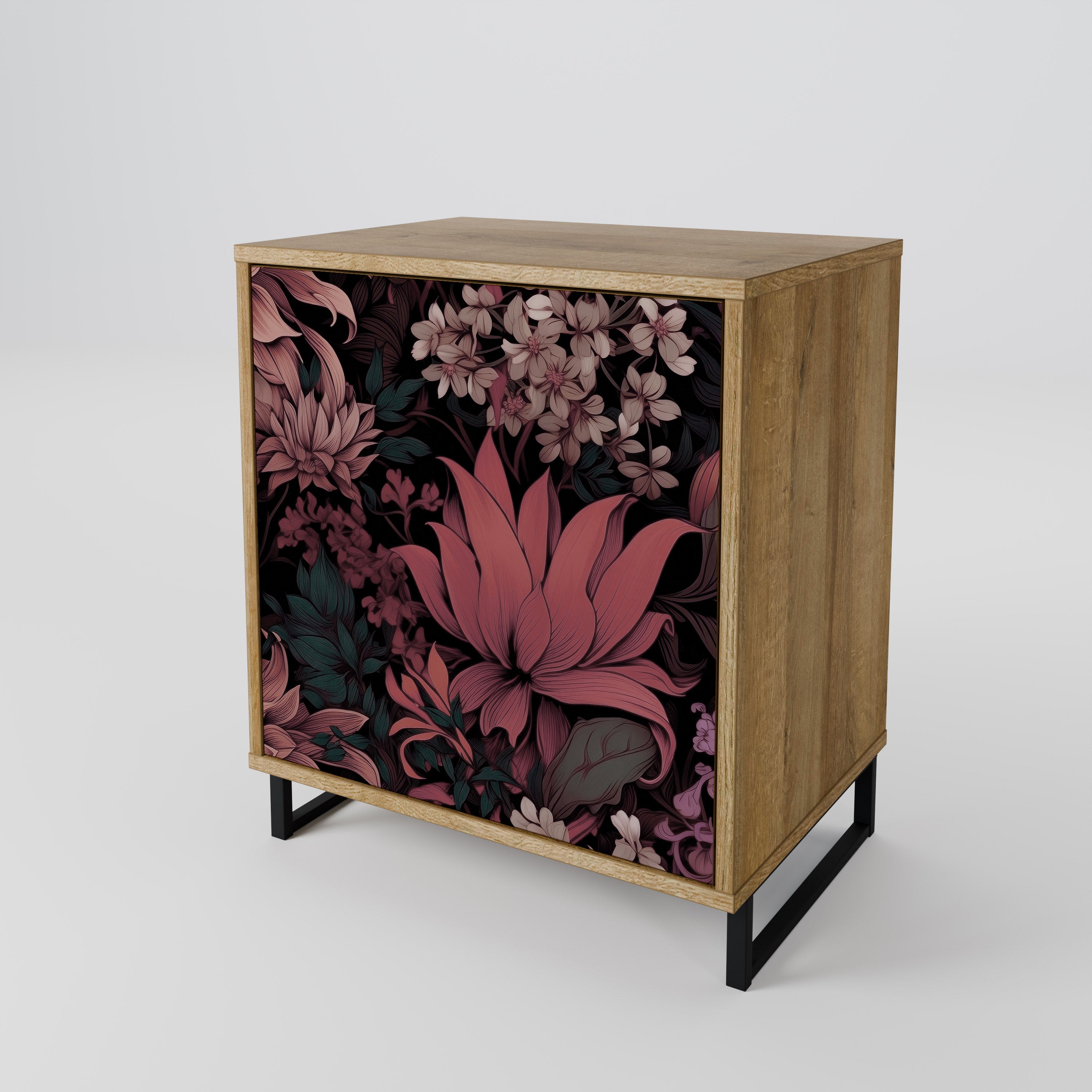 FLORAL WHISPER Komoda 1-drzwiowa korpus Dąb Riva