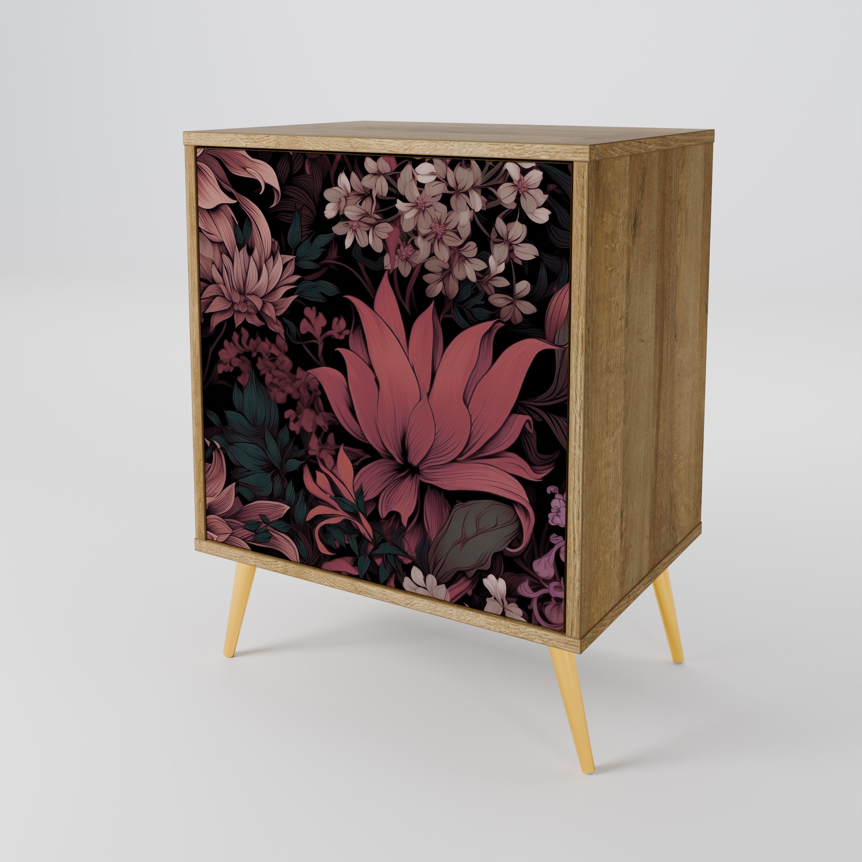 FLORAL WHISPER Komoda 1-drzwiowa korpus Dąb Riva
