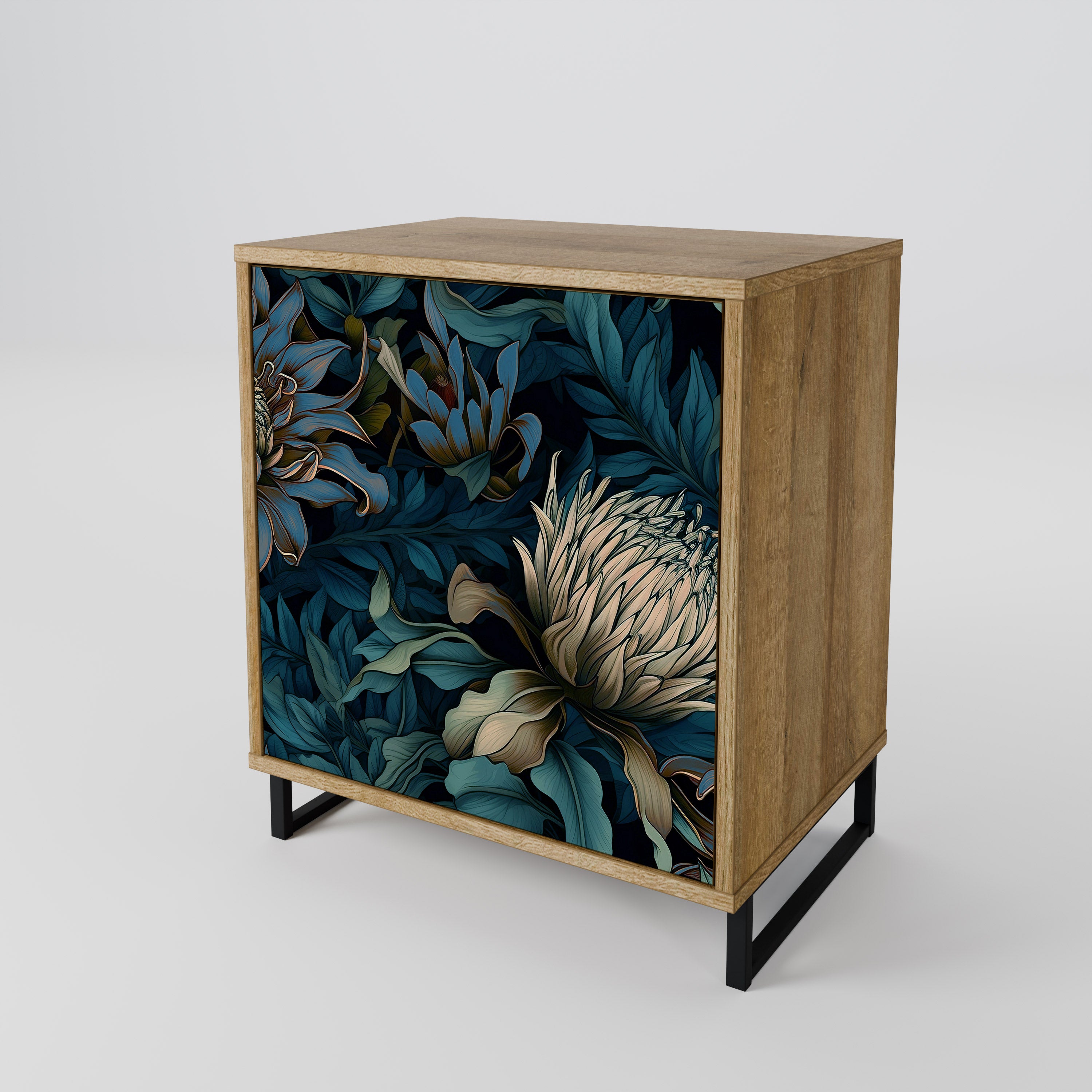 TWILIGHT BLOOM Komoda 1-drzwiowa korpus Dąb Riva