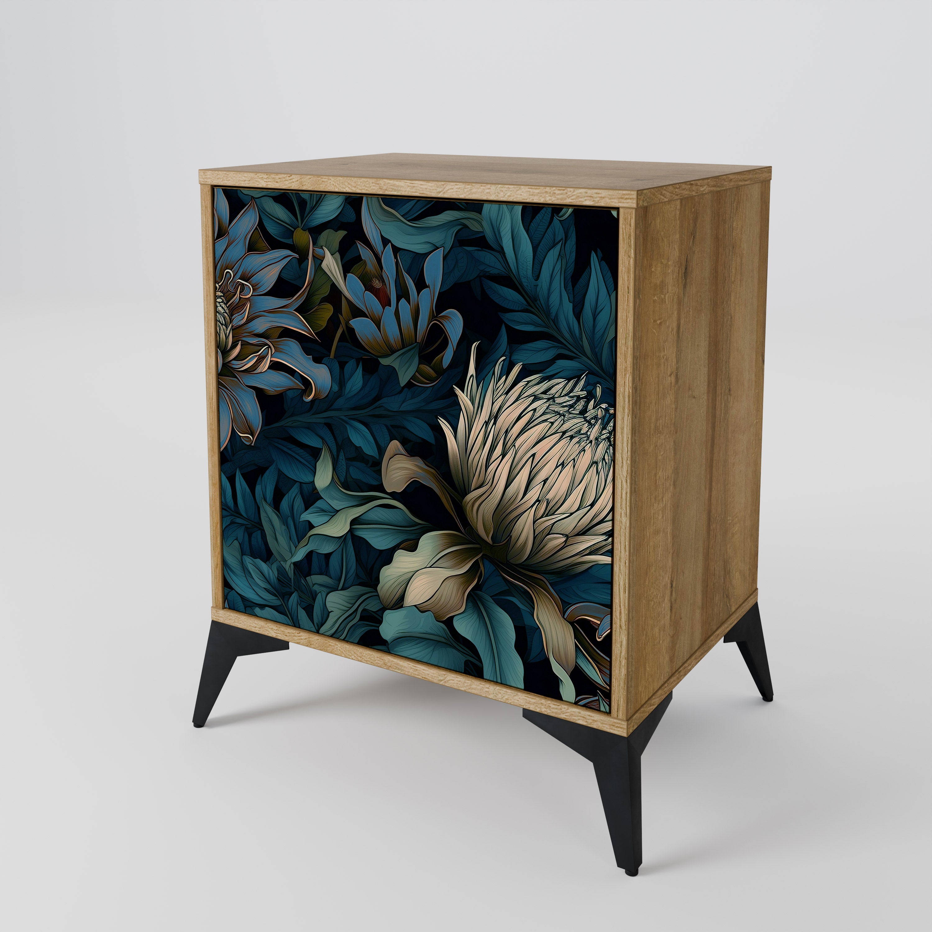 TWILIGHT BLOOM Komoda 1-drzwiowa korpus Dąb Riva
