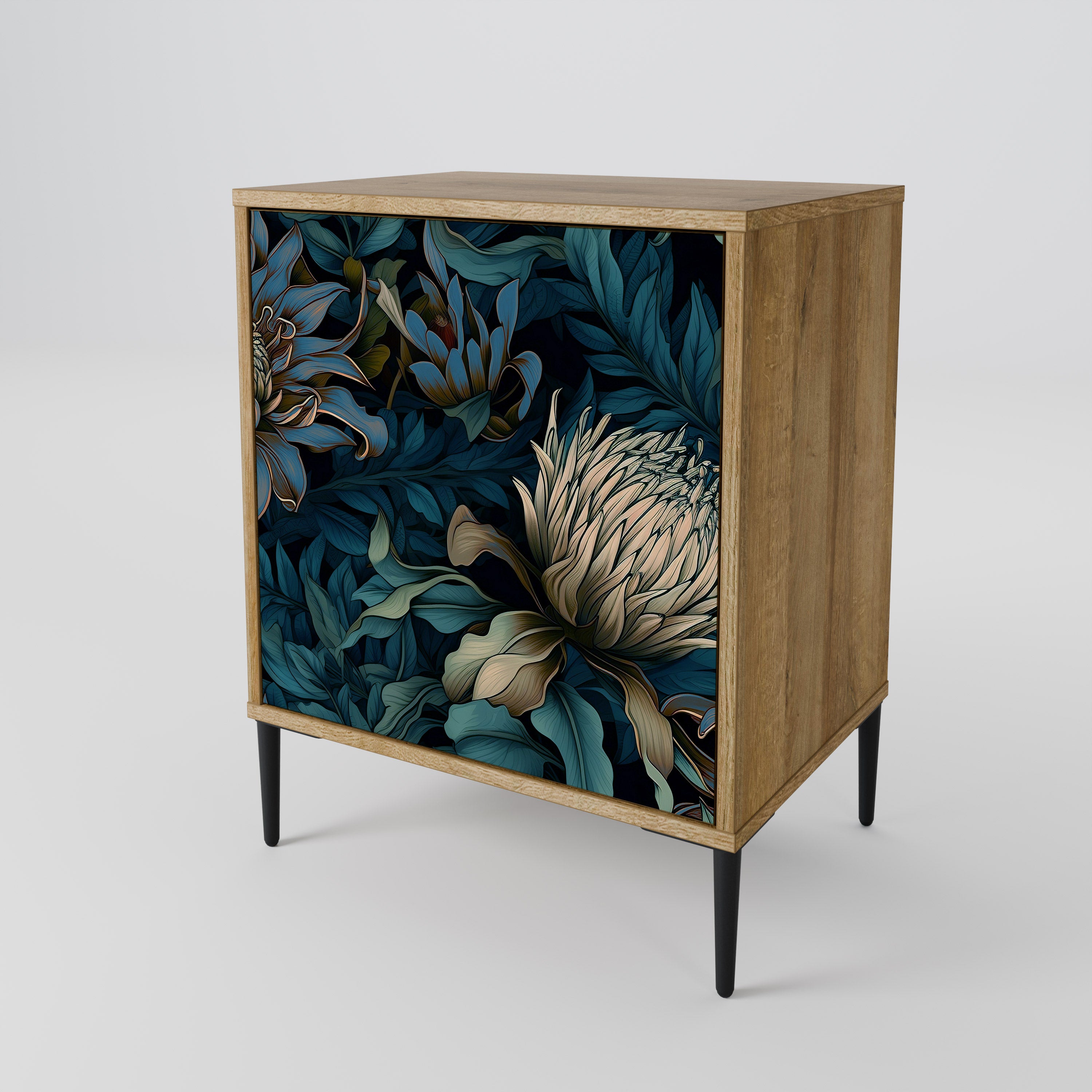 TWILIGHT BLOOM Komoda 1-drzwiowa korpus Dąb Riva