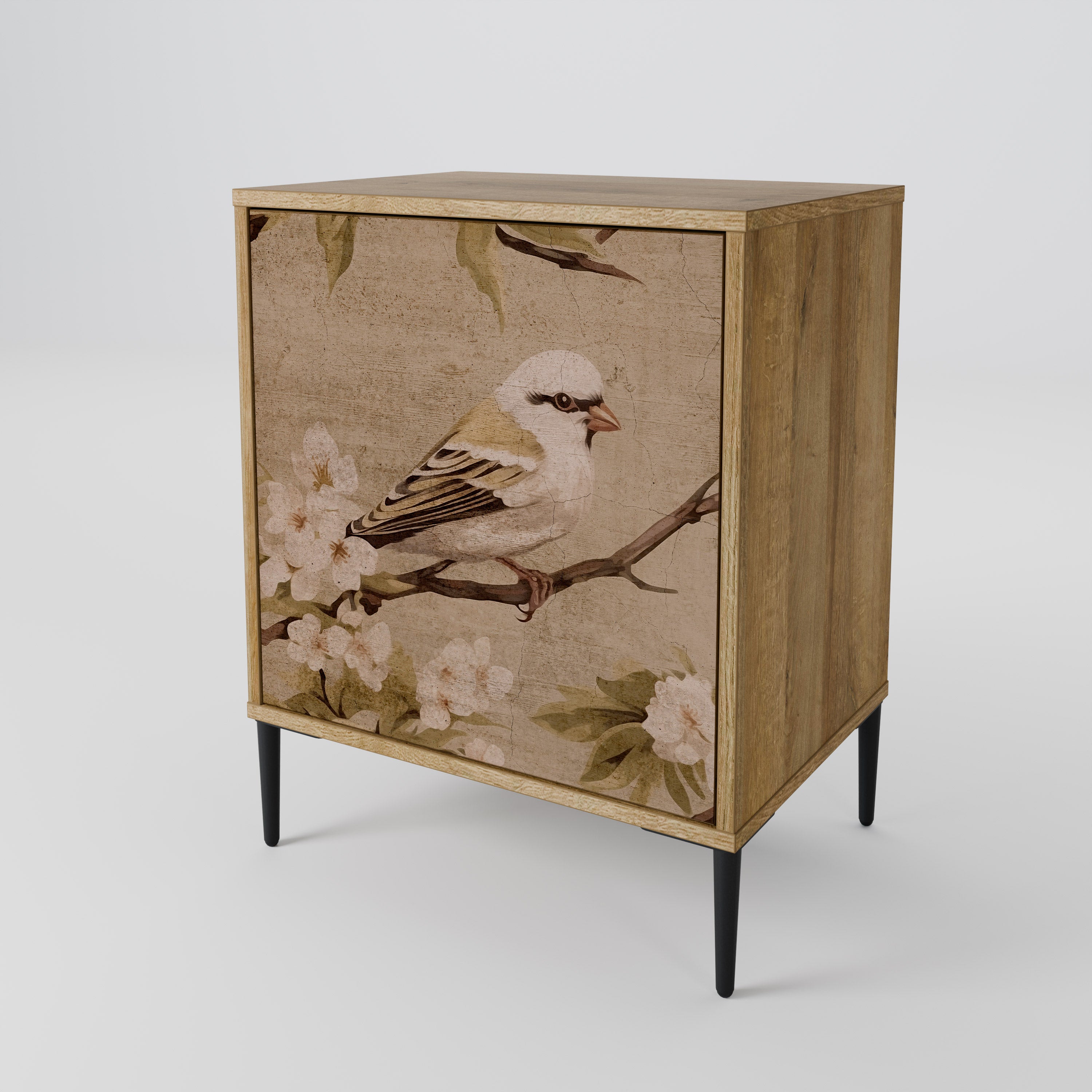 PETAL DISTINGUISH Komoda 1-drzwiowa korpus Dąb Riva