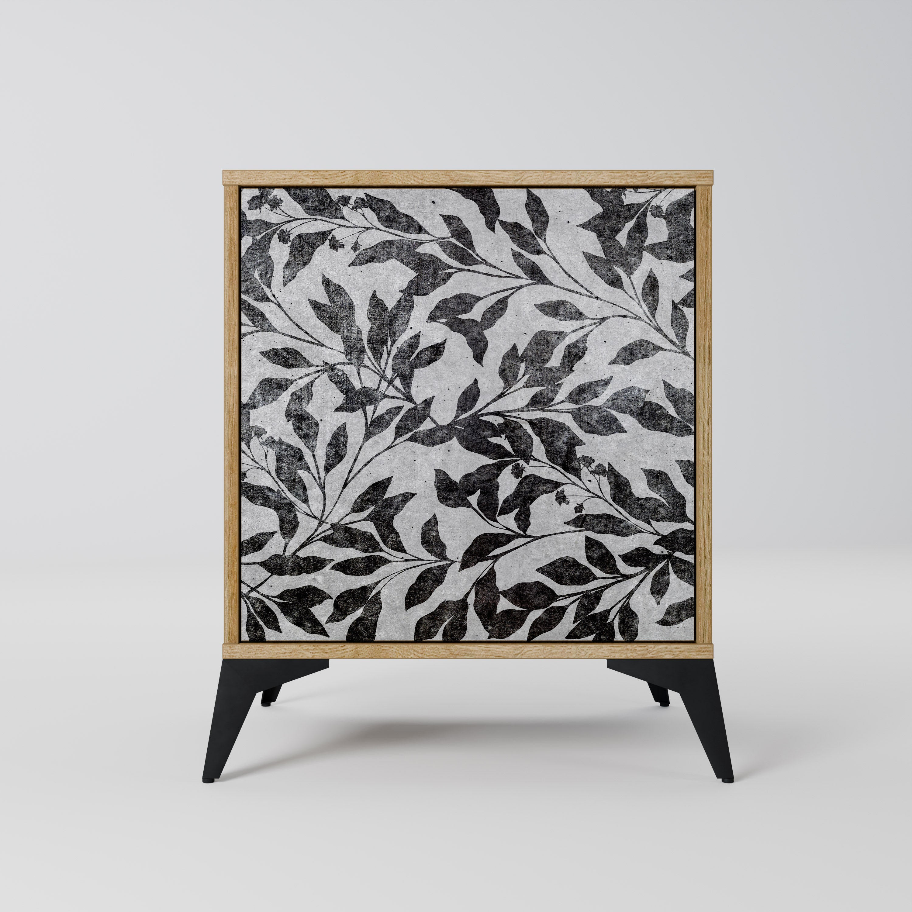 CHARCOAL SPROUT Komoda 1-drzwiowa korpus Dąb Riva