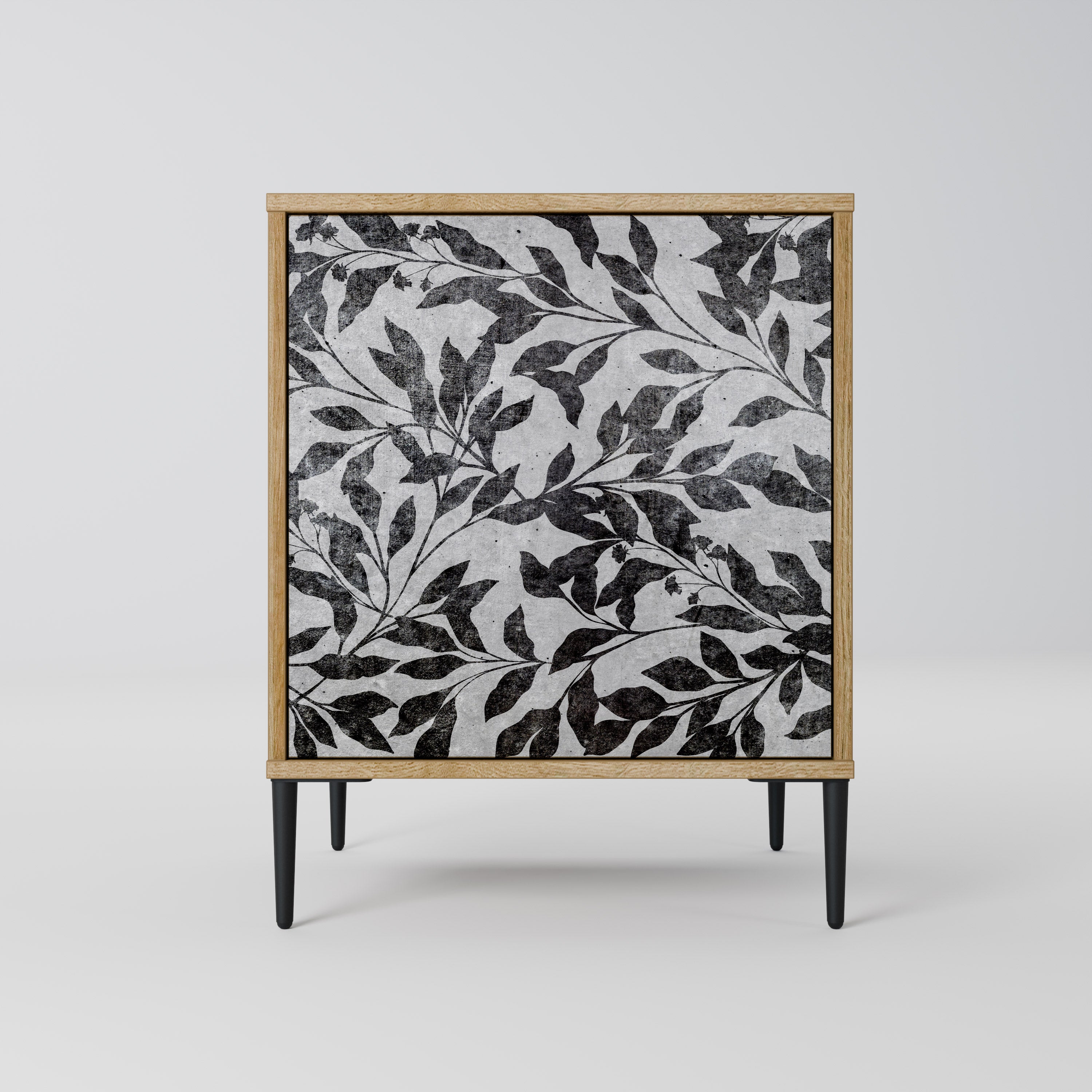 CHARCOAL SPROUT Komoda 1-drzwiowa korpus Dąb Riva