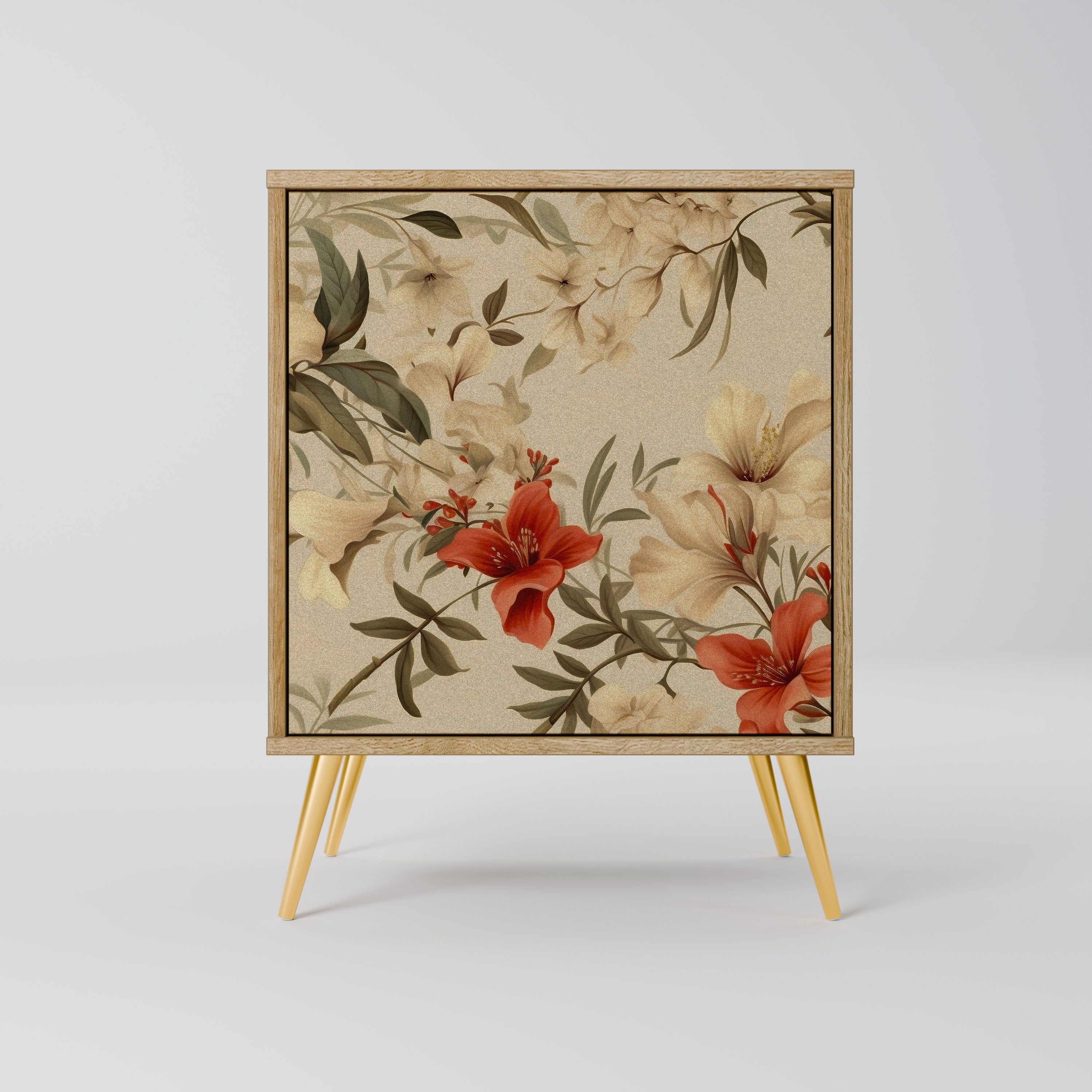 BLOOMING HARMONY Komoda 1-drzwiowa korpus Dąb Riva