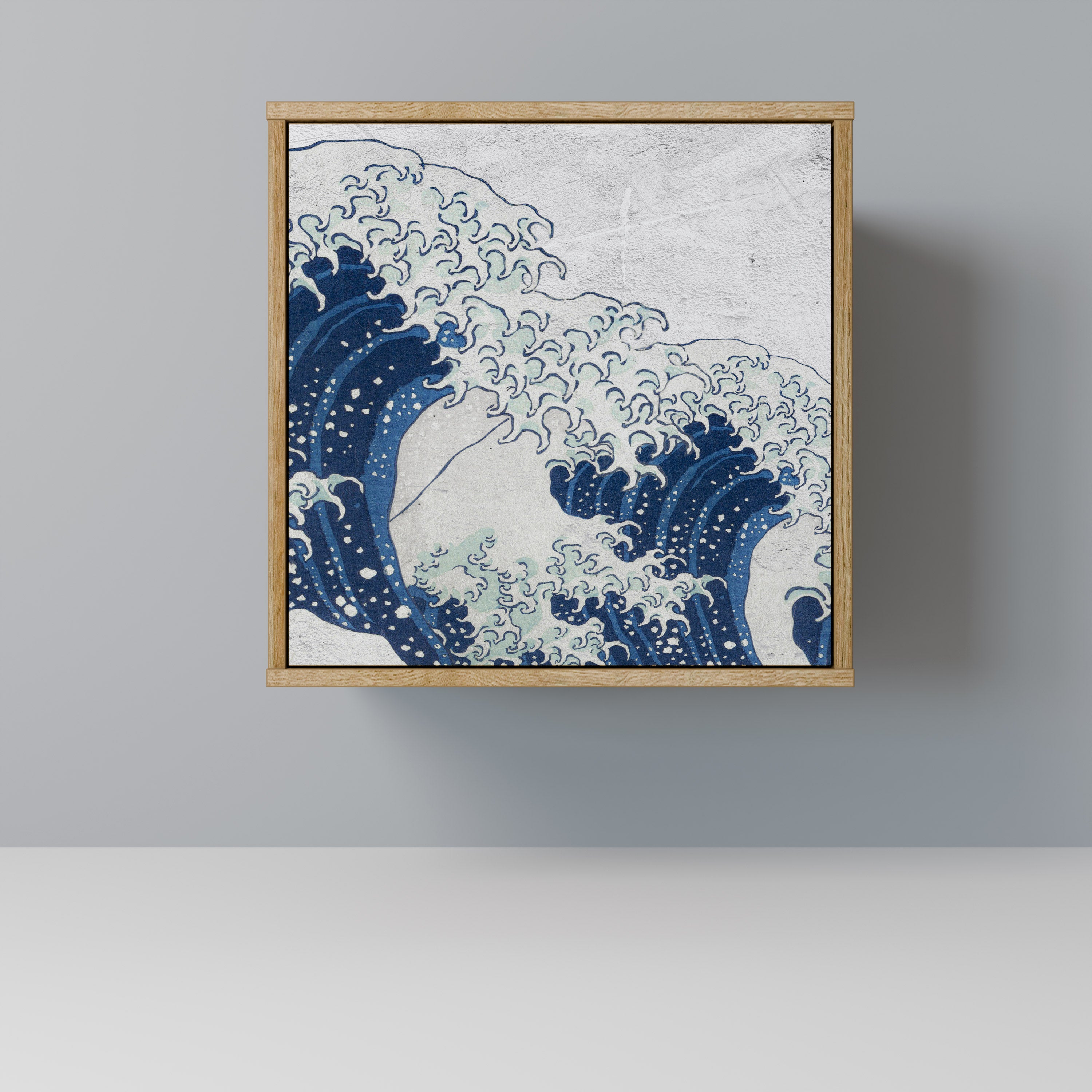 THE GREAT WAVE AT KANAGAWA Komoda 1-drzwiowa korpus Dąb Riva