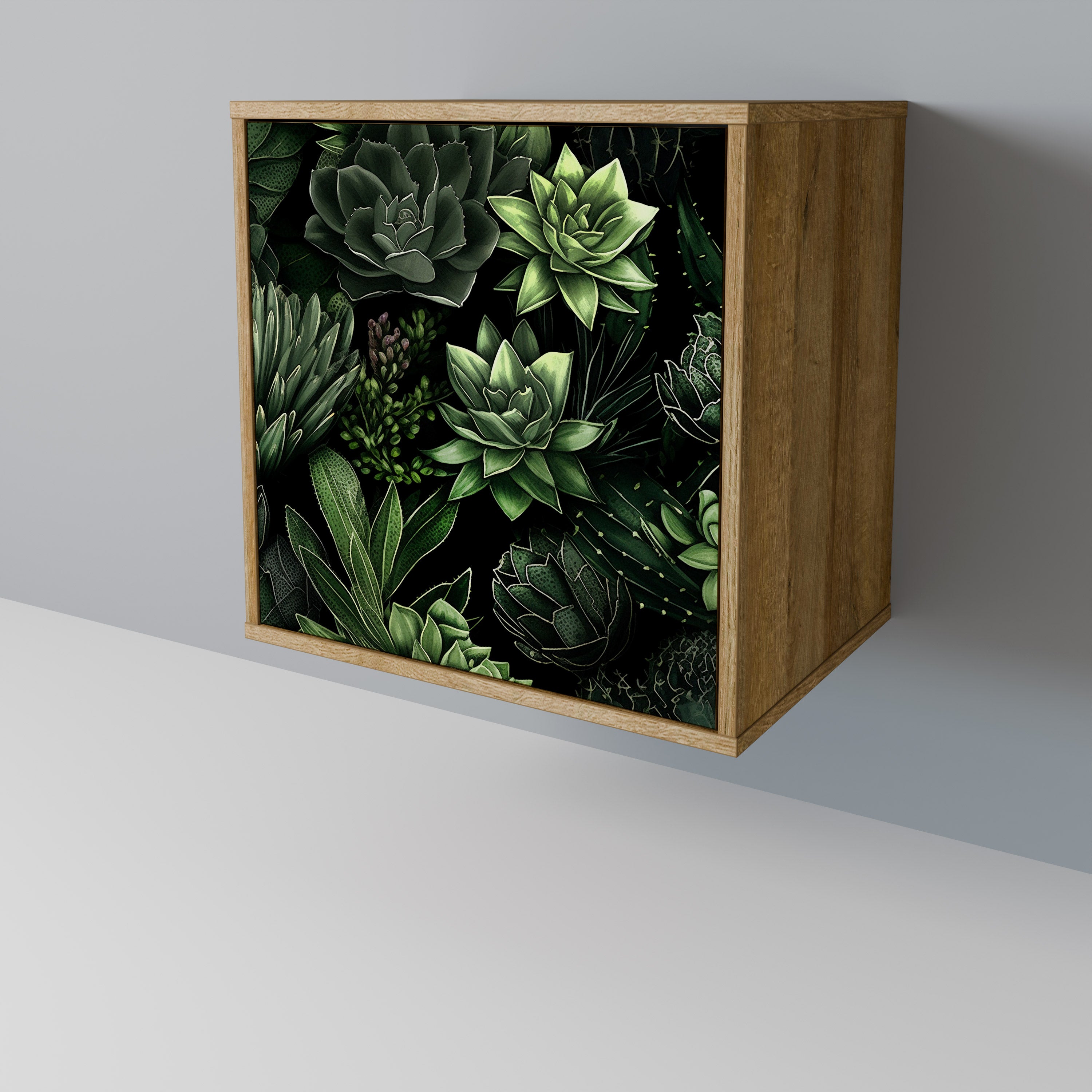 SUCCULENT JUNGLE Komoda 1-drzwiowa korpus Dąb Riva