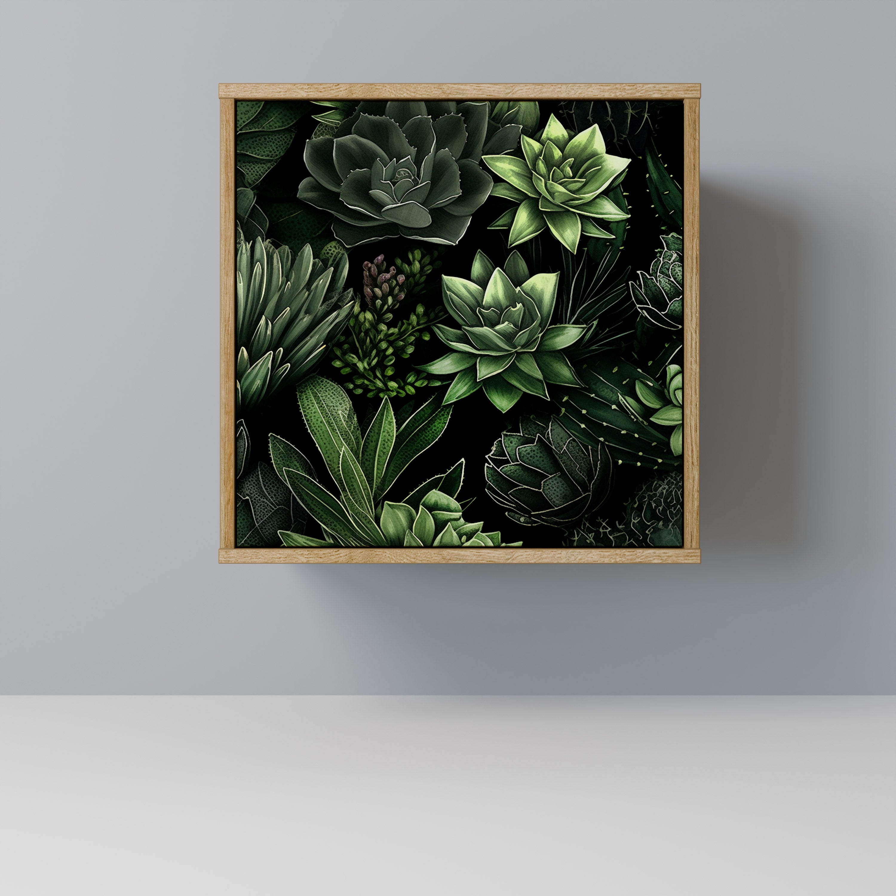 SUCCULENT JUNGLE Komoda 1-drzwiowa korpus Dąb Riva