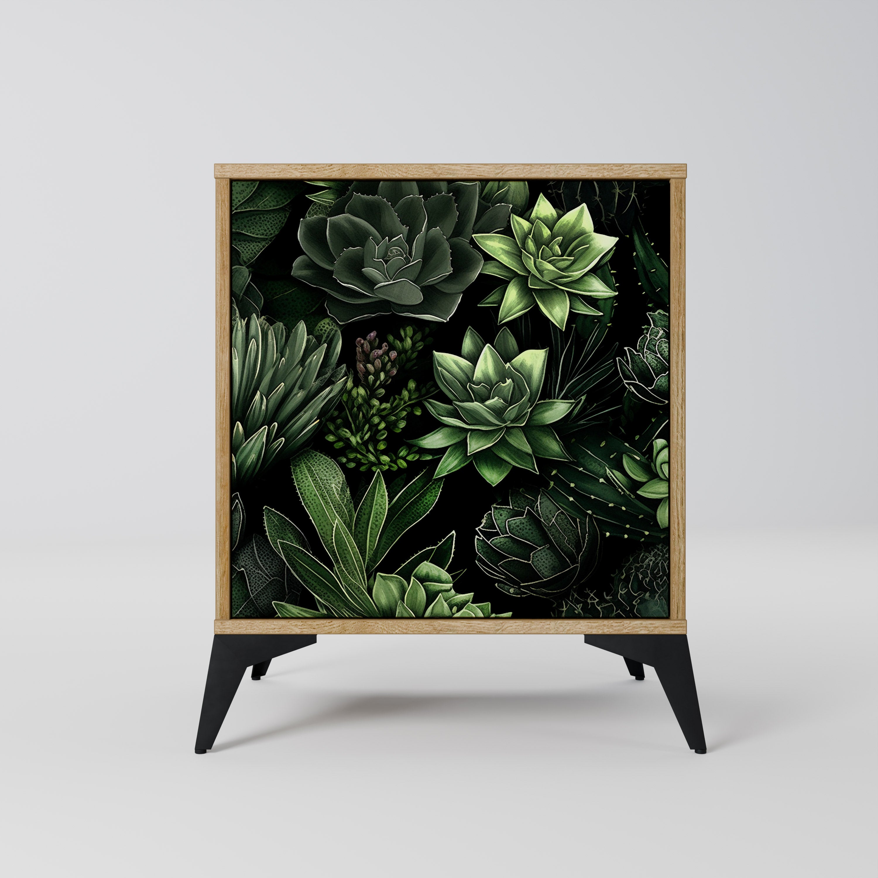 SUCCULENT JUNGLE Komoda 1-drzwiowa korpus Dąb Riva