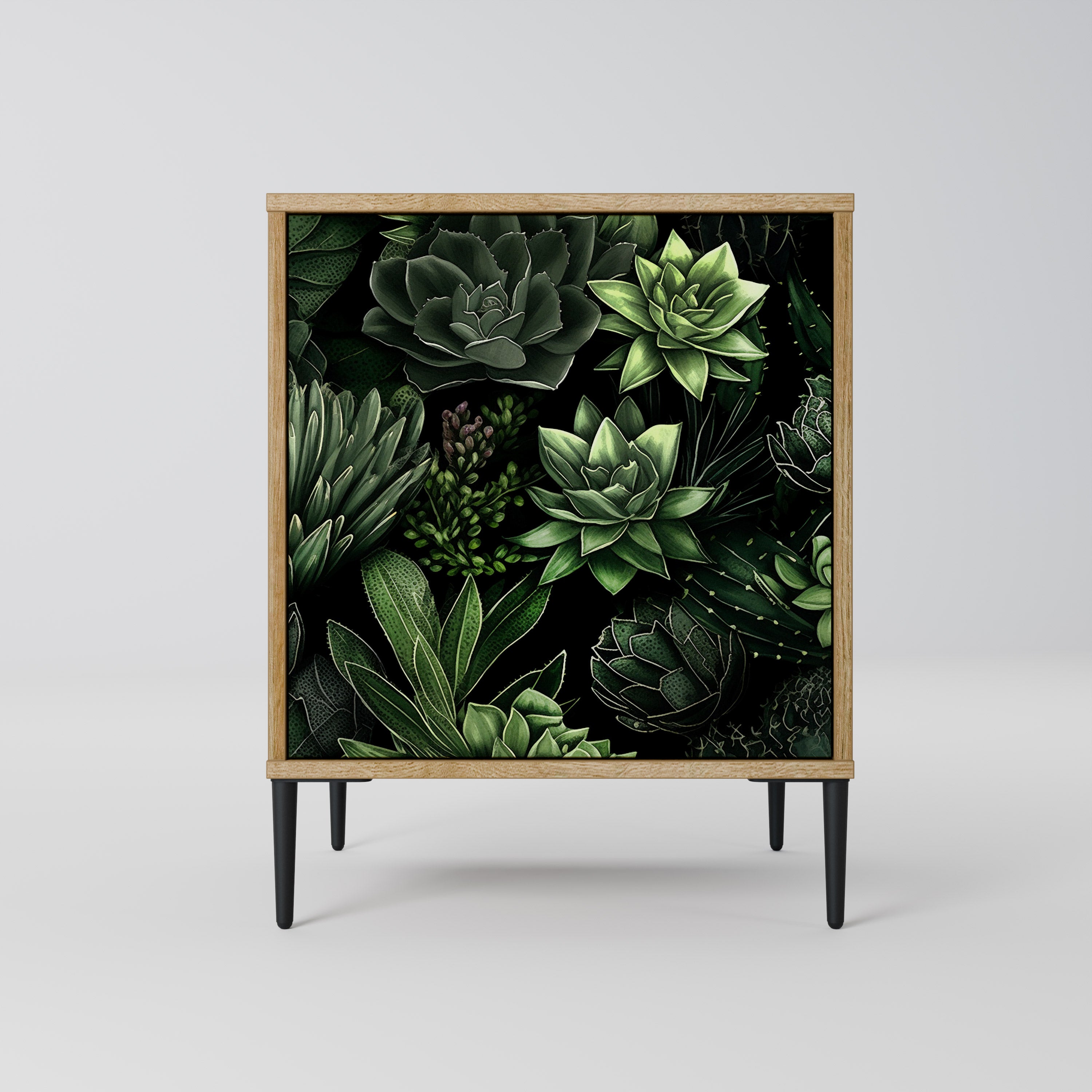 SUCCULENT JUNGLE Komoda 1-drzwiowa korpus Dąb Riva