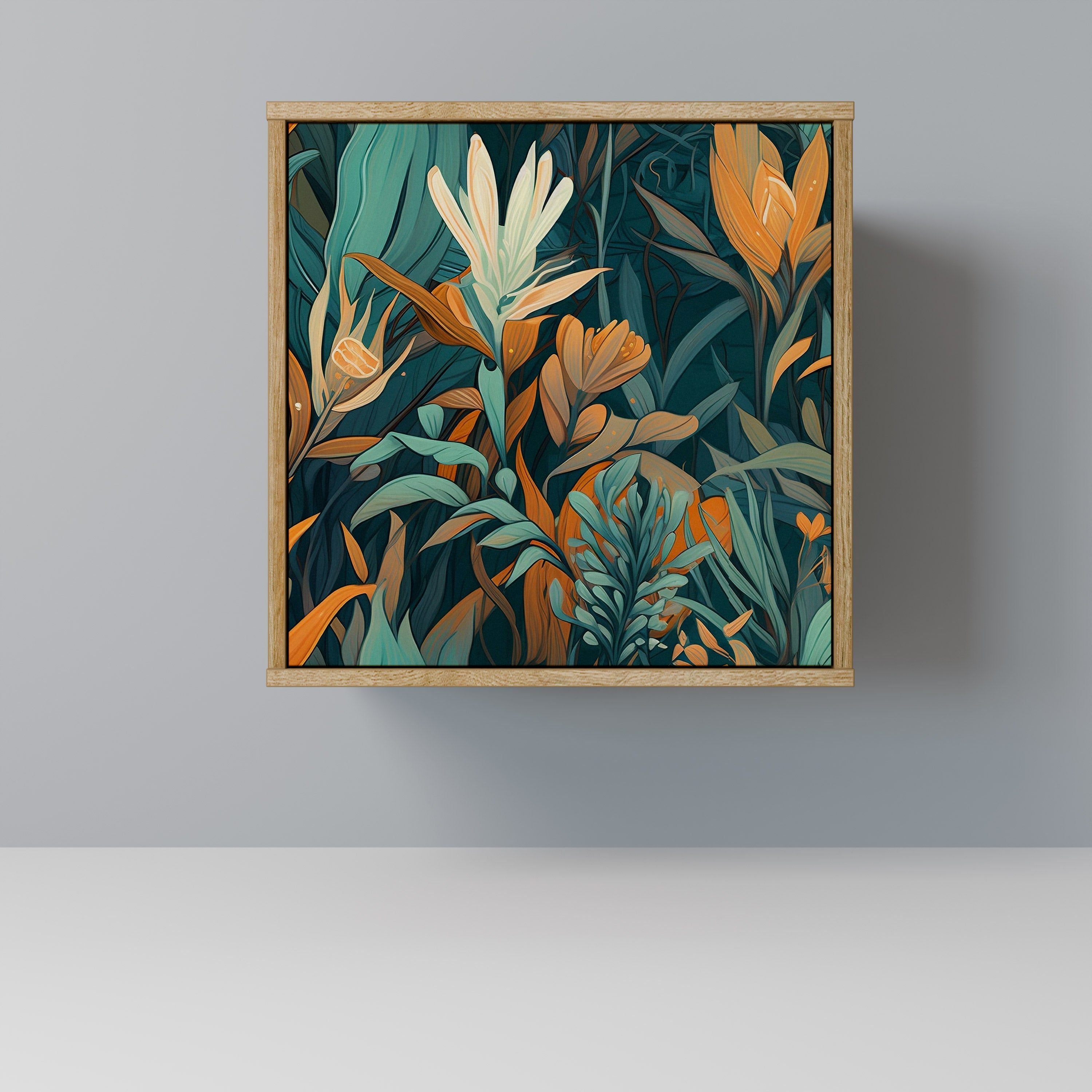 FLORAL SERENITY Komoda 1-drzwiowa korpus Dąb Riva