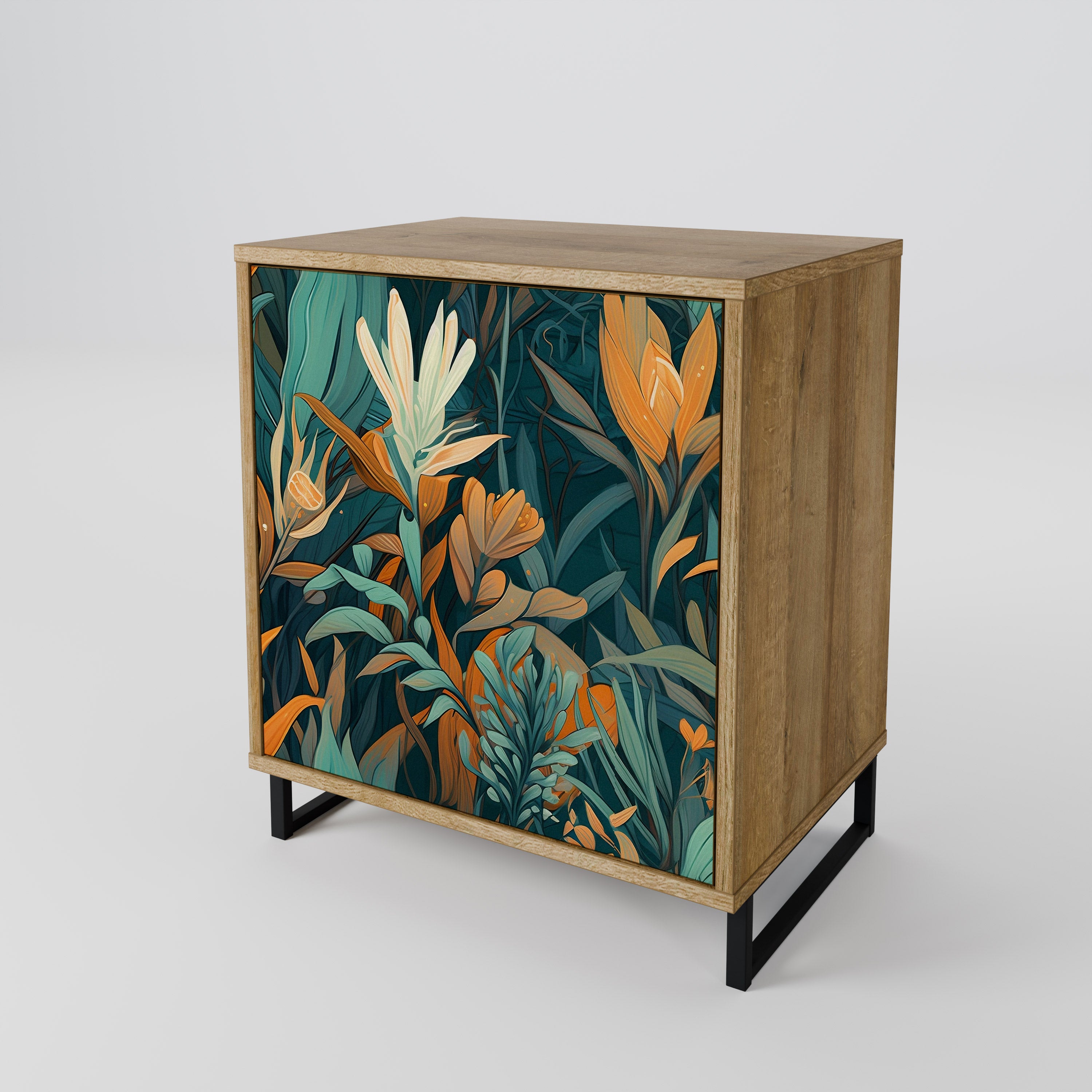 FLORAL SERENITY Komoda 1-drzwiowa korpus Dąb Riva