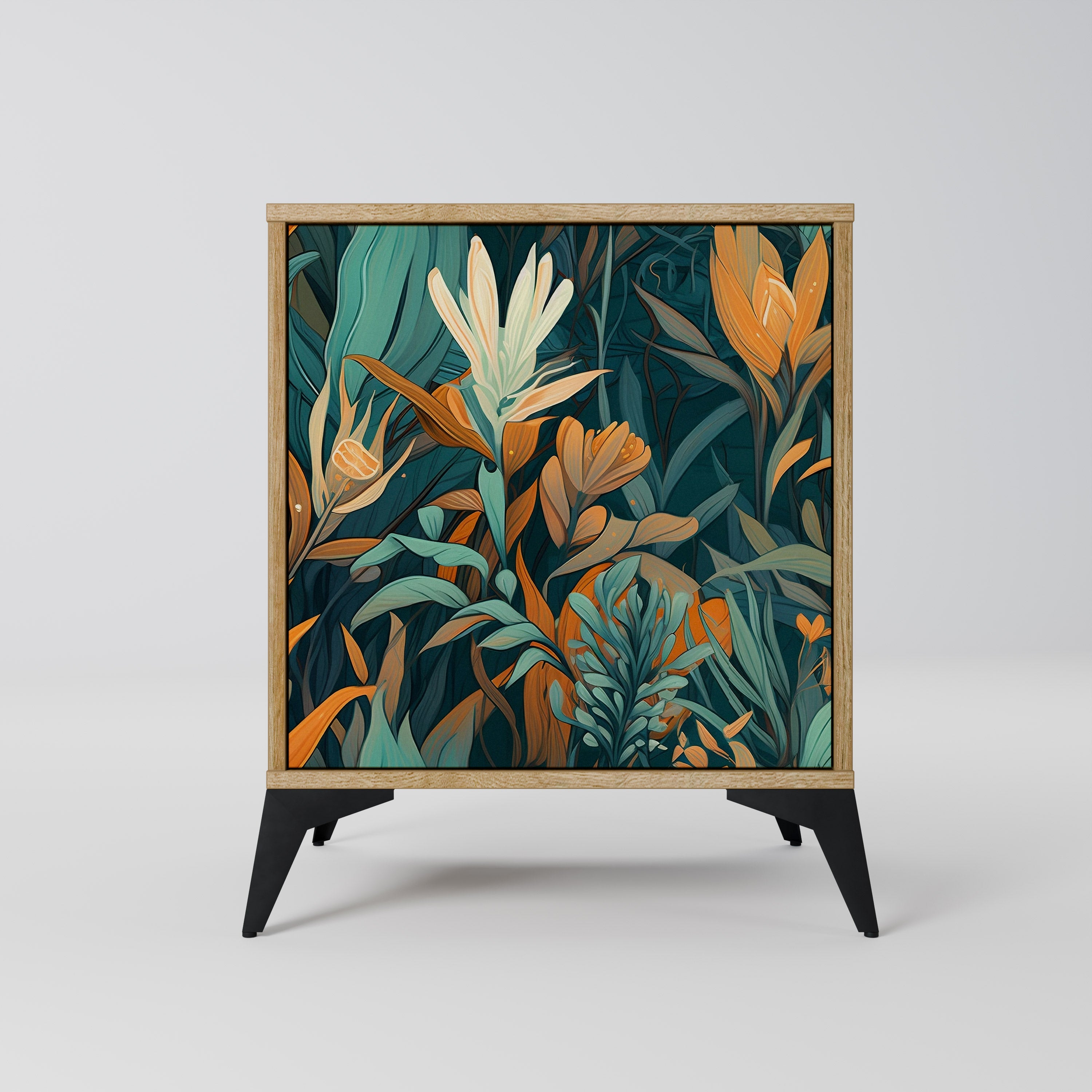 FLORAL SERENITY Komoda 1-drzwiowa korpus Dąb Riva