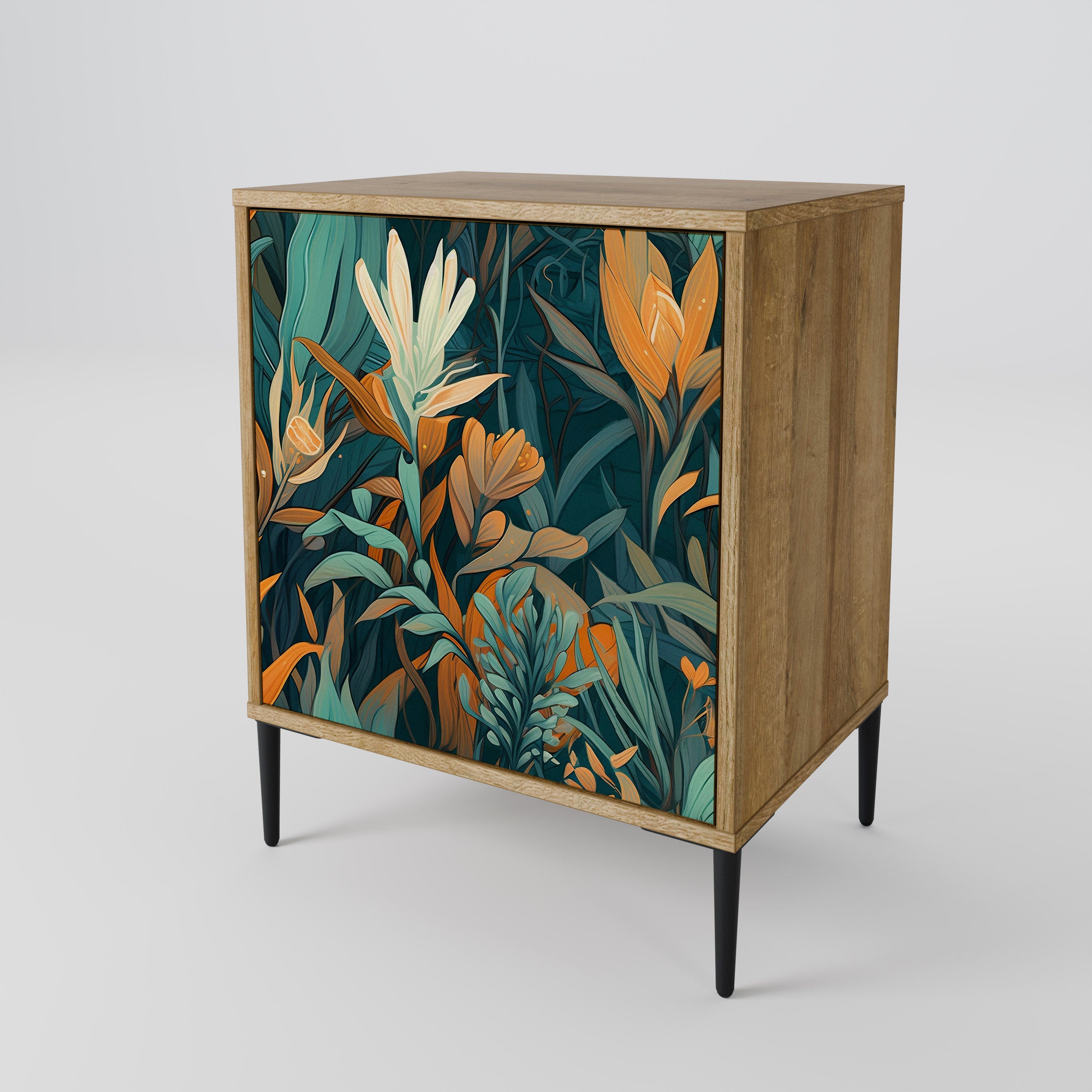 FLORAL SERENITY Komoda 1-drzwiowa korpus Dąb Riva