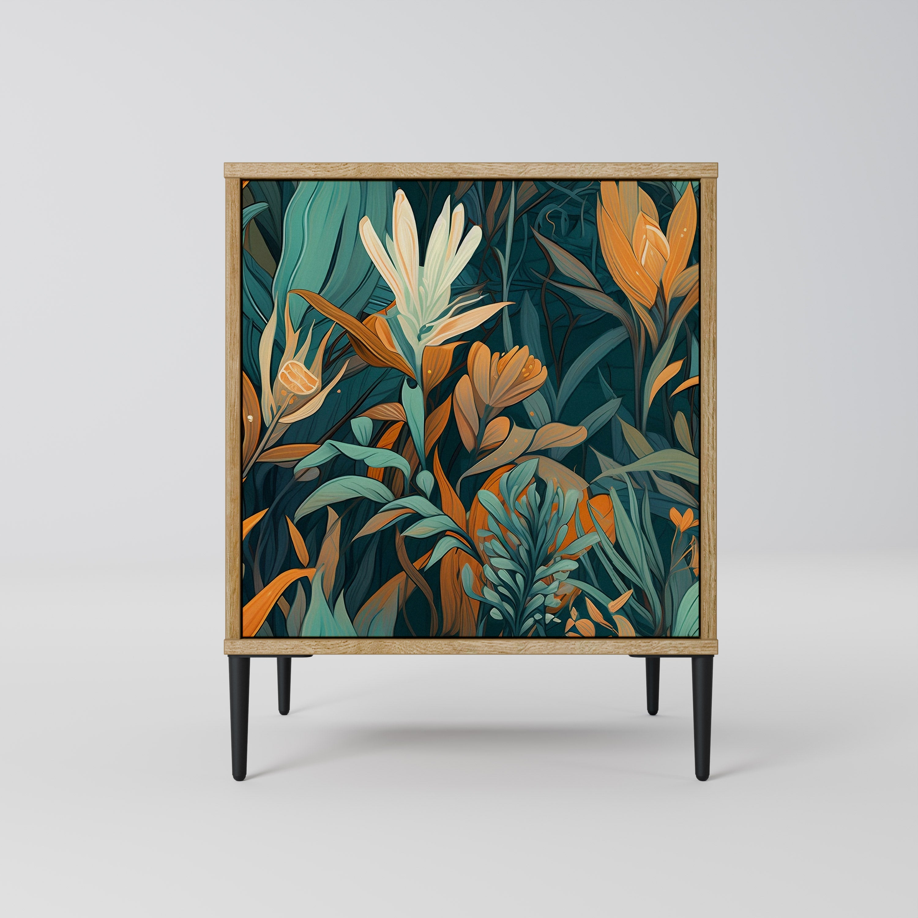 FLORAL SERENITY Komoda 1-drzwiowa korpus Dąb Riva