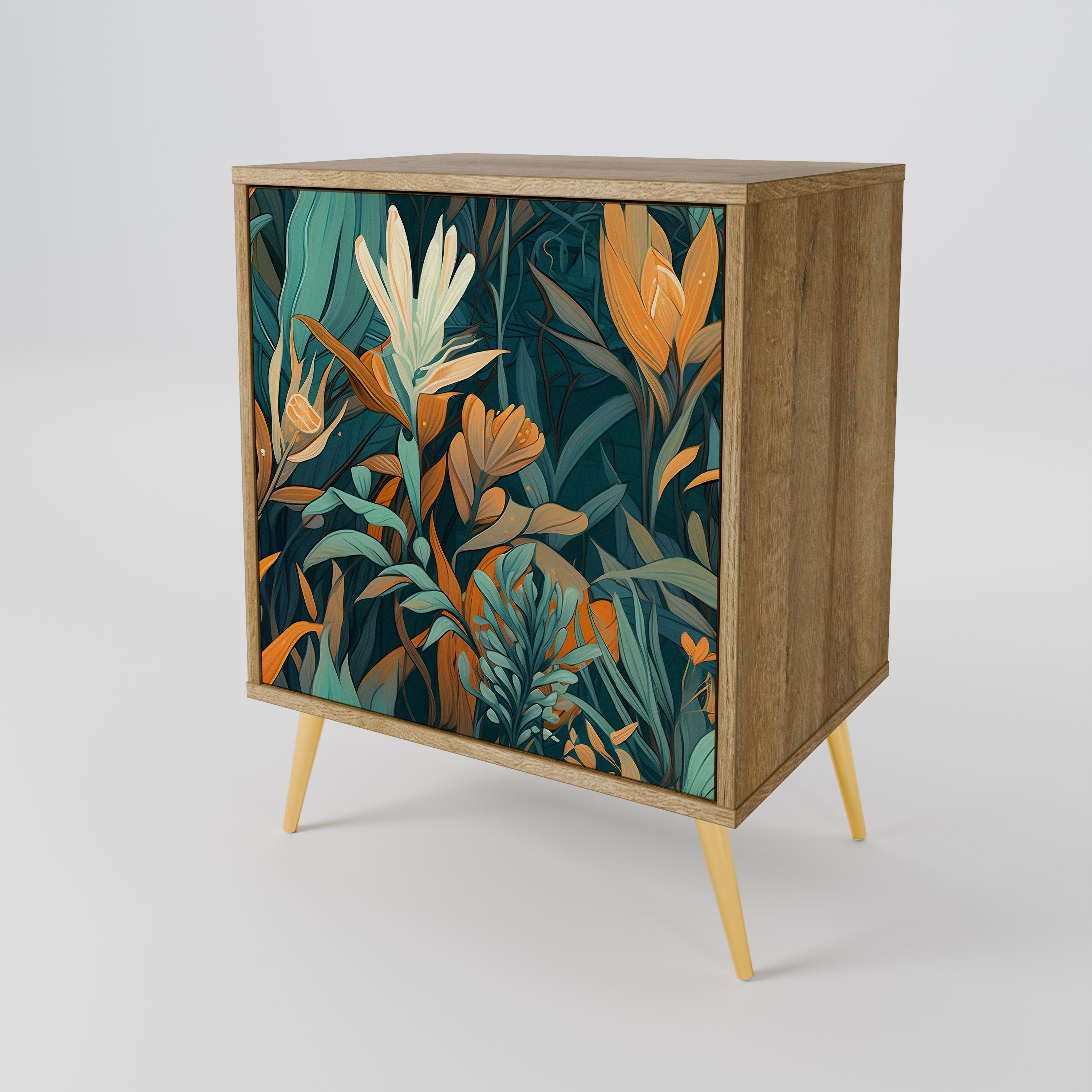 FLORAL SERENITY Komoda 1-drzwiowa korpus Dąb Riva