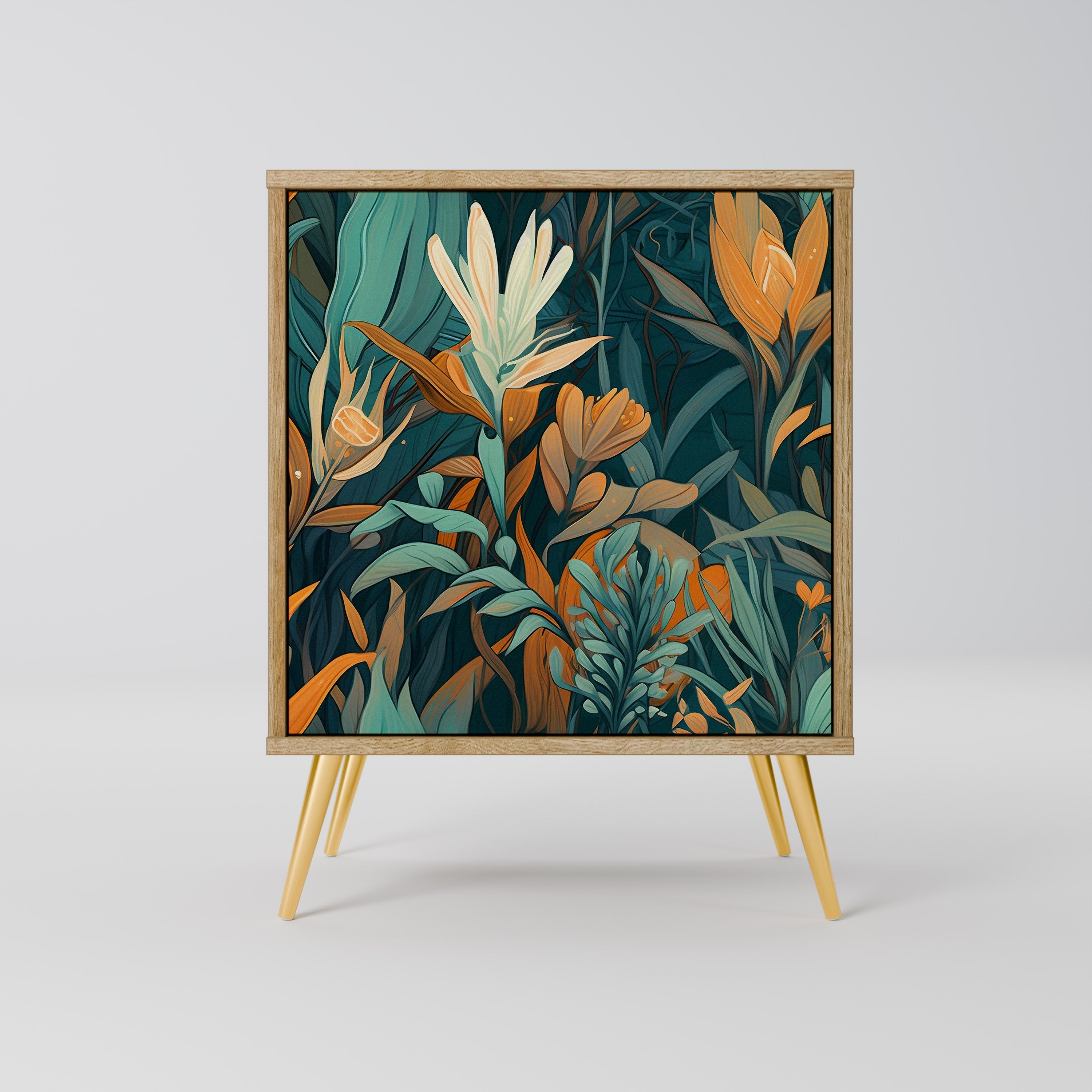 FLORAL SERENITY Komoda 1-drzwiowa korpus Dąb Riva