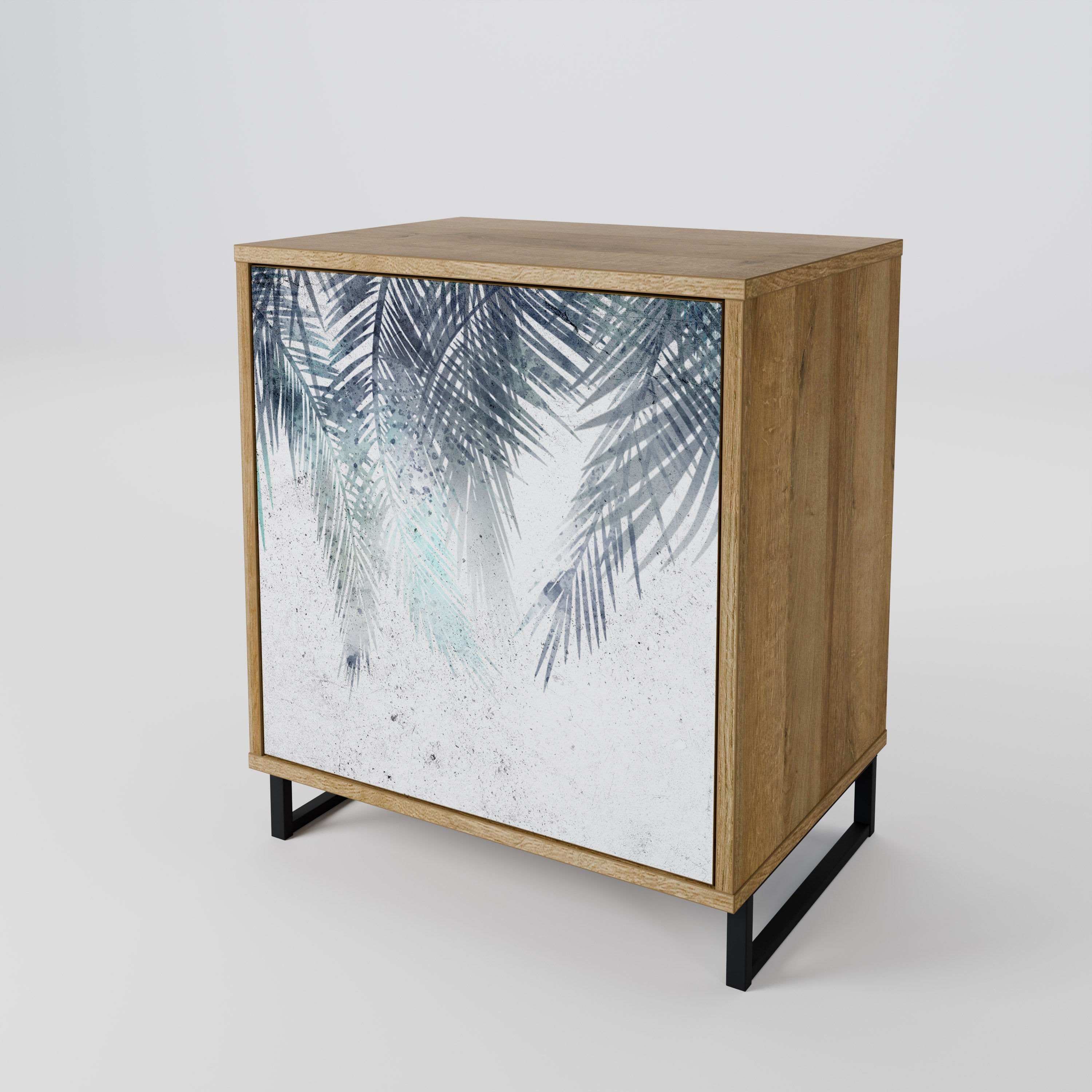 PALM VEIL Komoda 1-drzwiowa korpus Dąb Riva