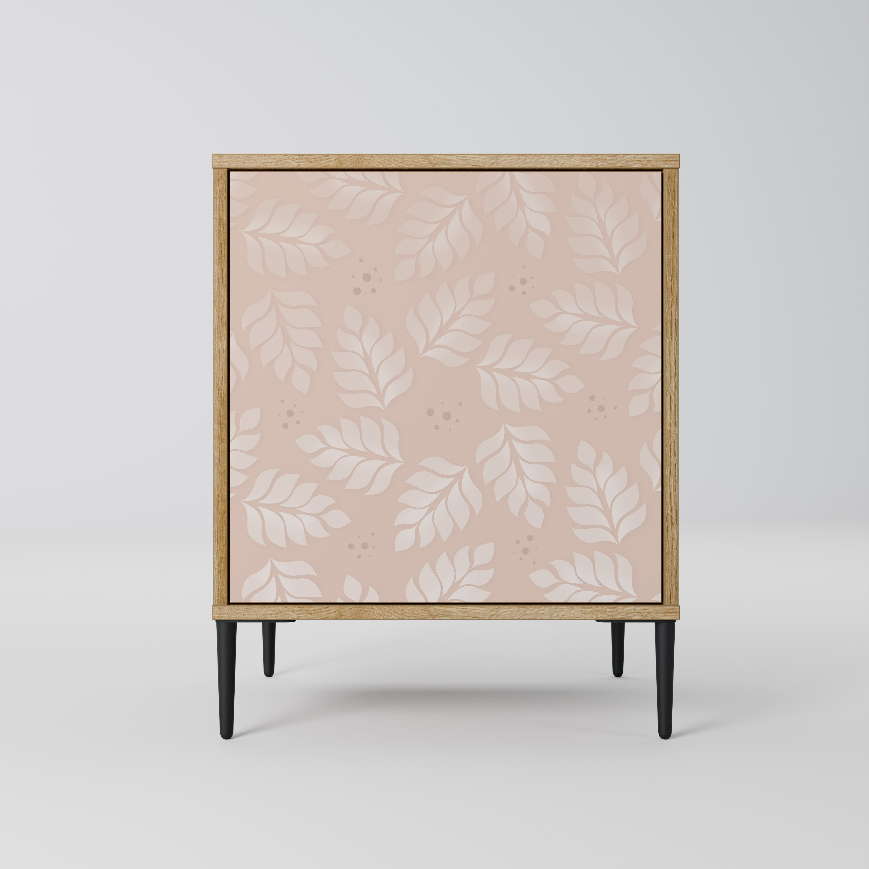 LEAVES ON BEIGE Komoda 1-drzwiowa korpus Dąb Riva