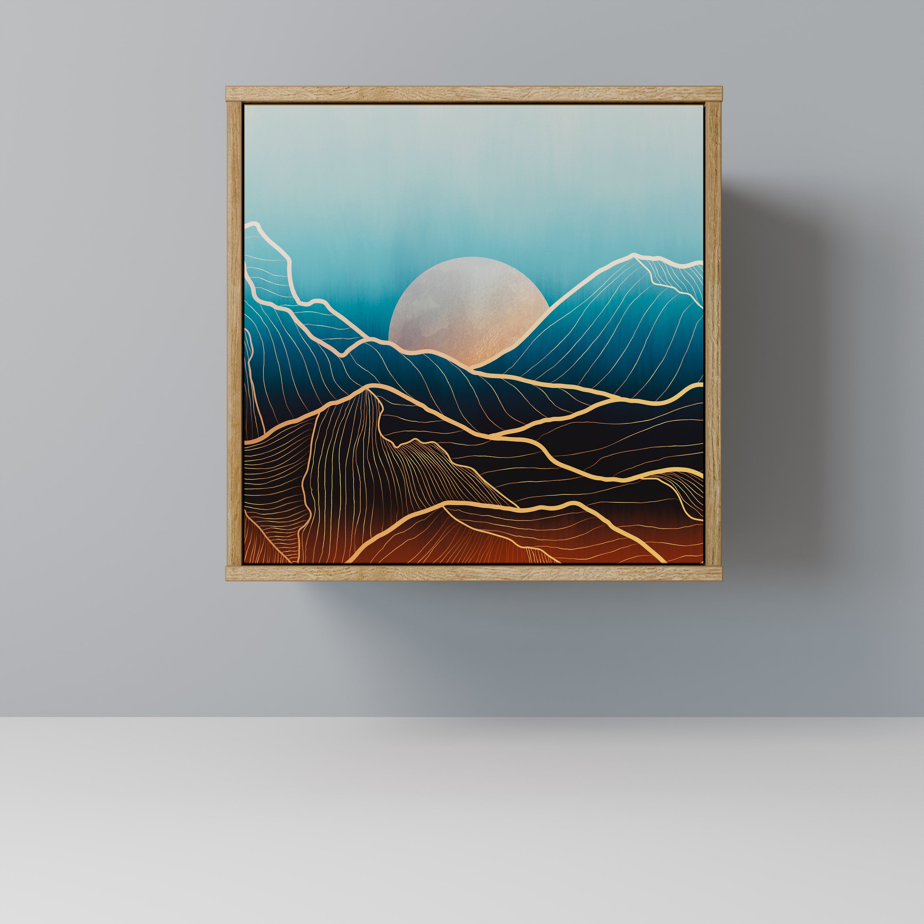 LUNAR SECRETS Komoda 1-drzwiowa korpus Dąb Riva