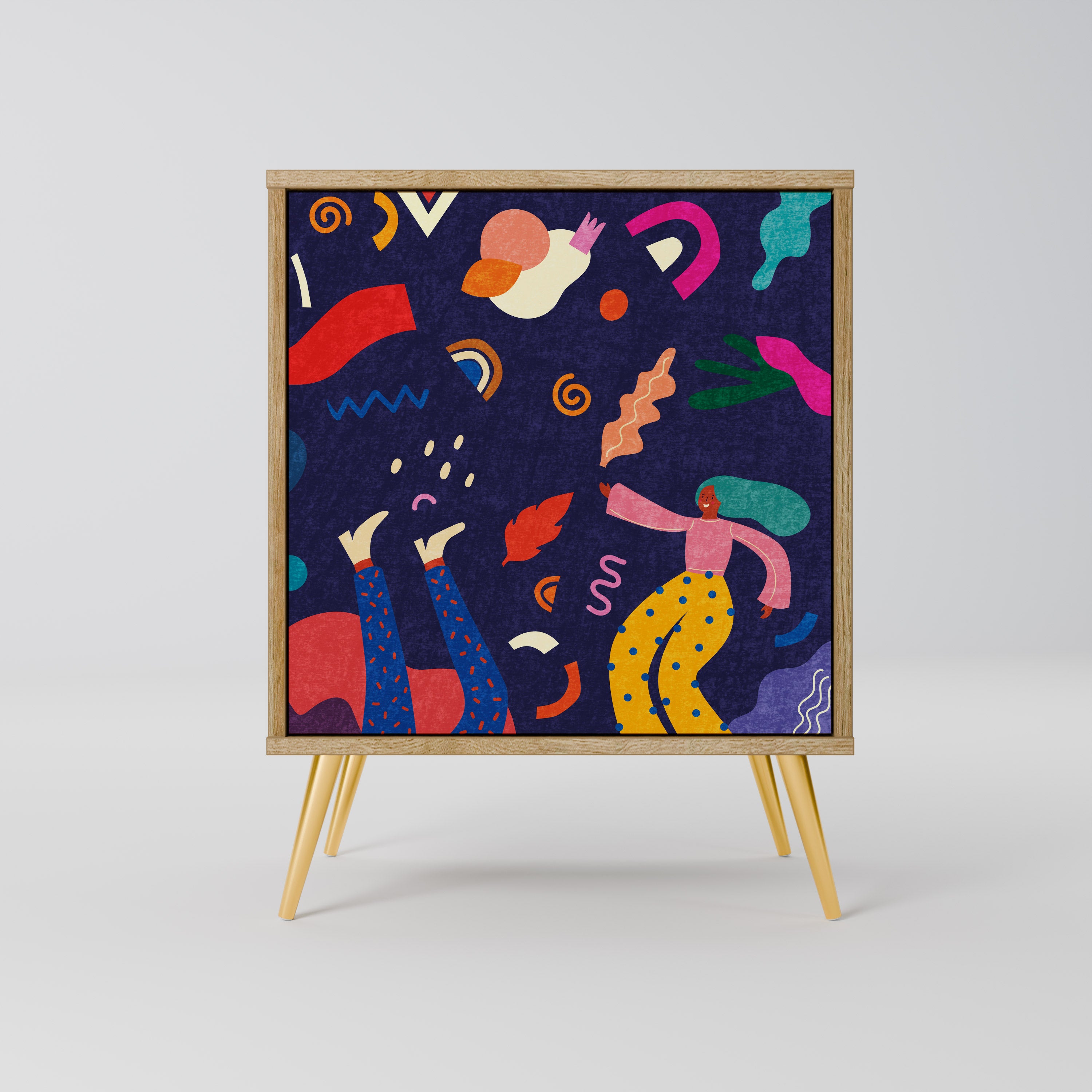 FESTIVE PLEASURES Komoda 1-drzwiowa korpus Dąb Riva