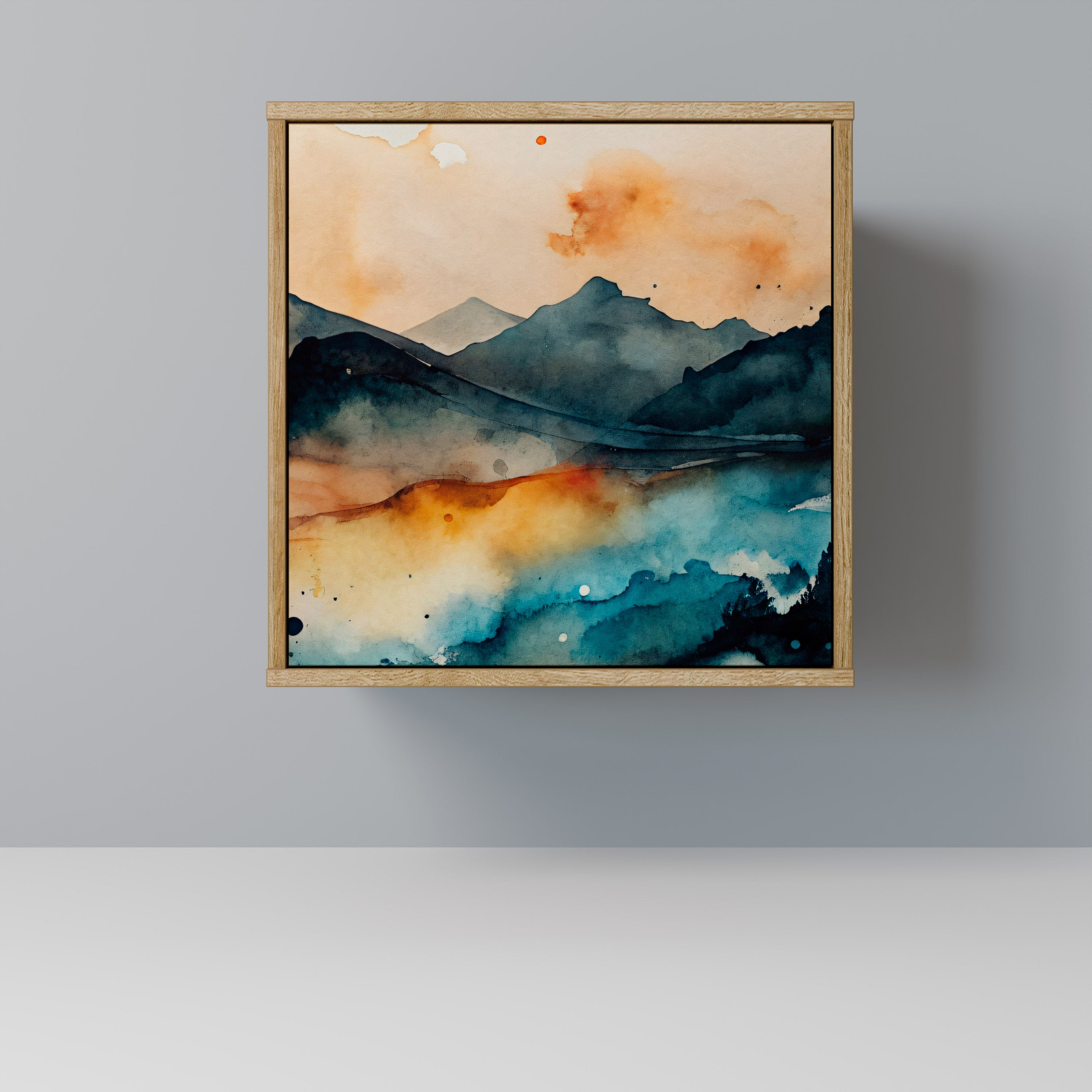 OMINOUS MOUNTAINS Komoda 1-drzwiowa korpus Dąb Riva