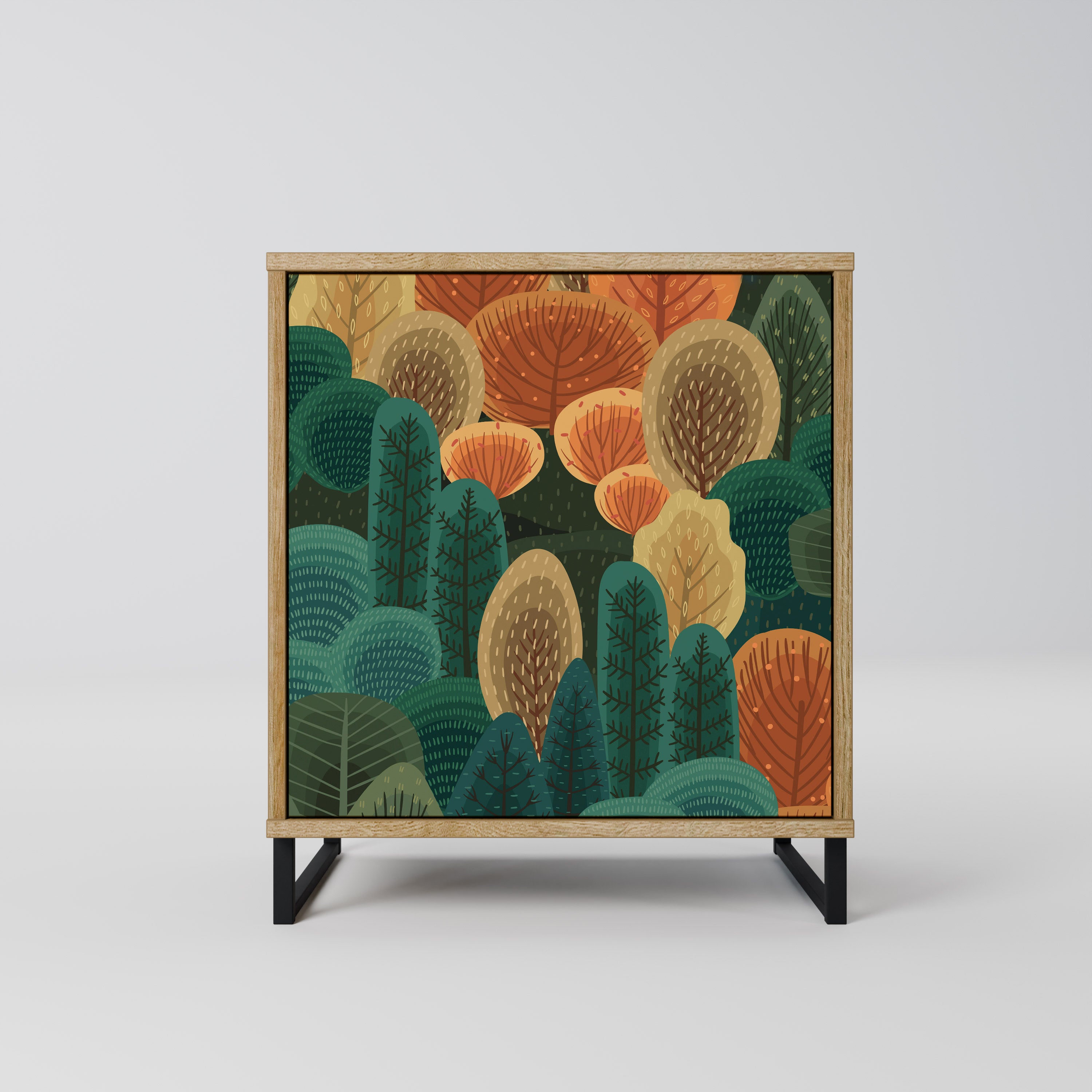 AUTUMN KALEIDOSCOPE Komoda 1-drzwiowa korpus Dąb Riva