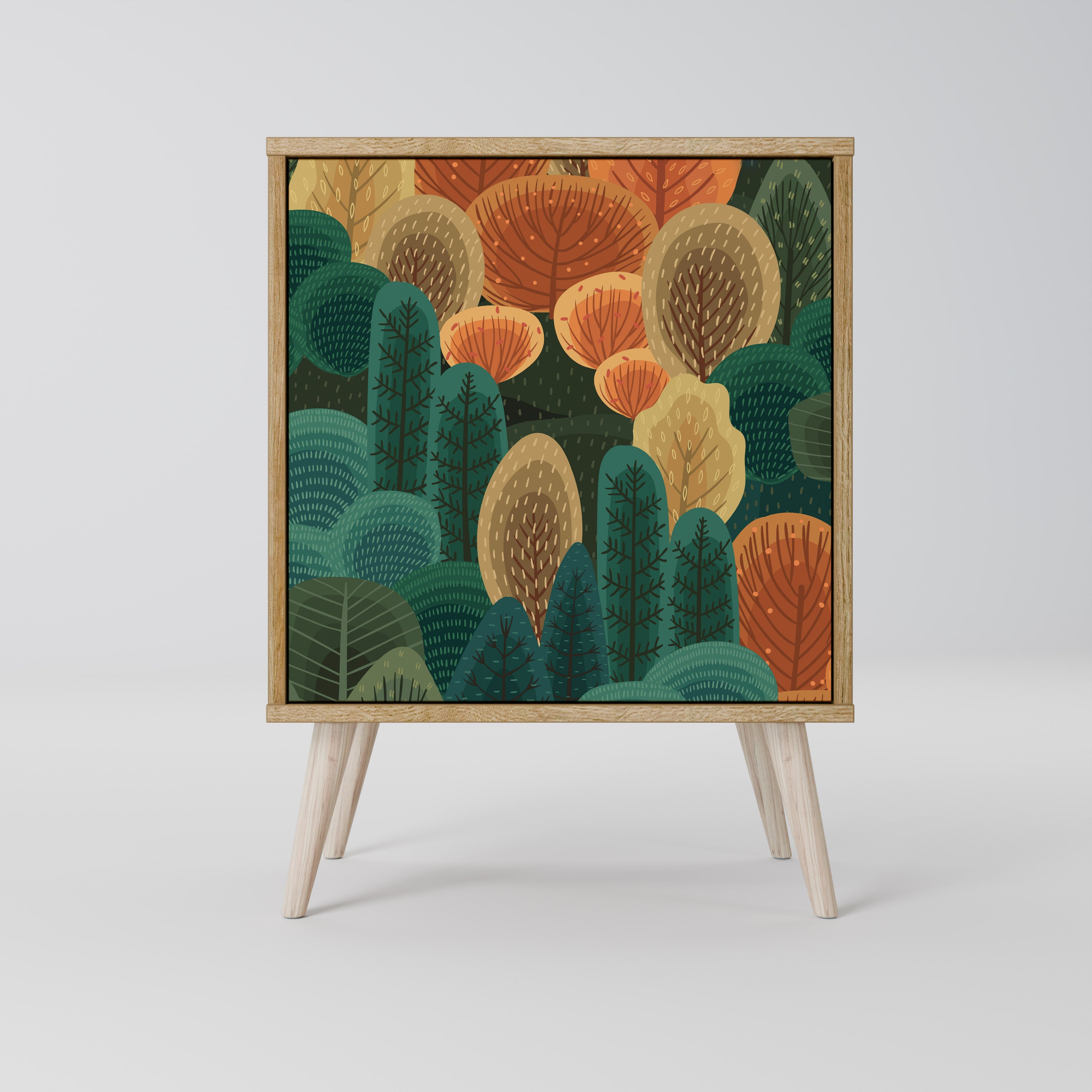 AUTUMN KALEIDOSCOPE Komoda 1-drzwiowa korpus Dąb Riva