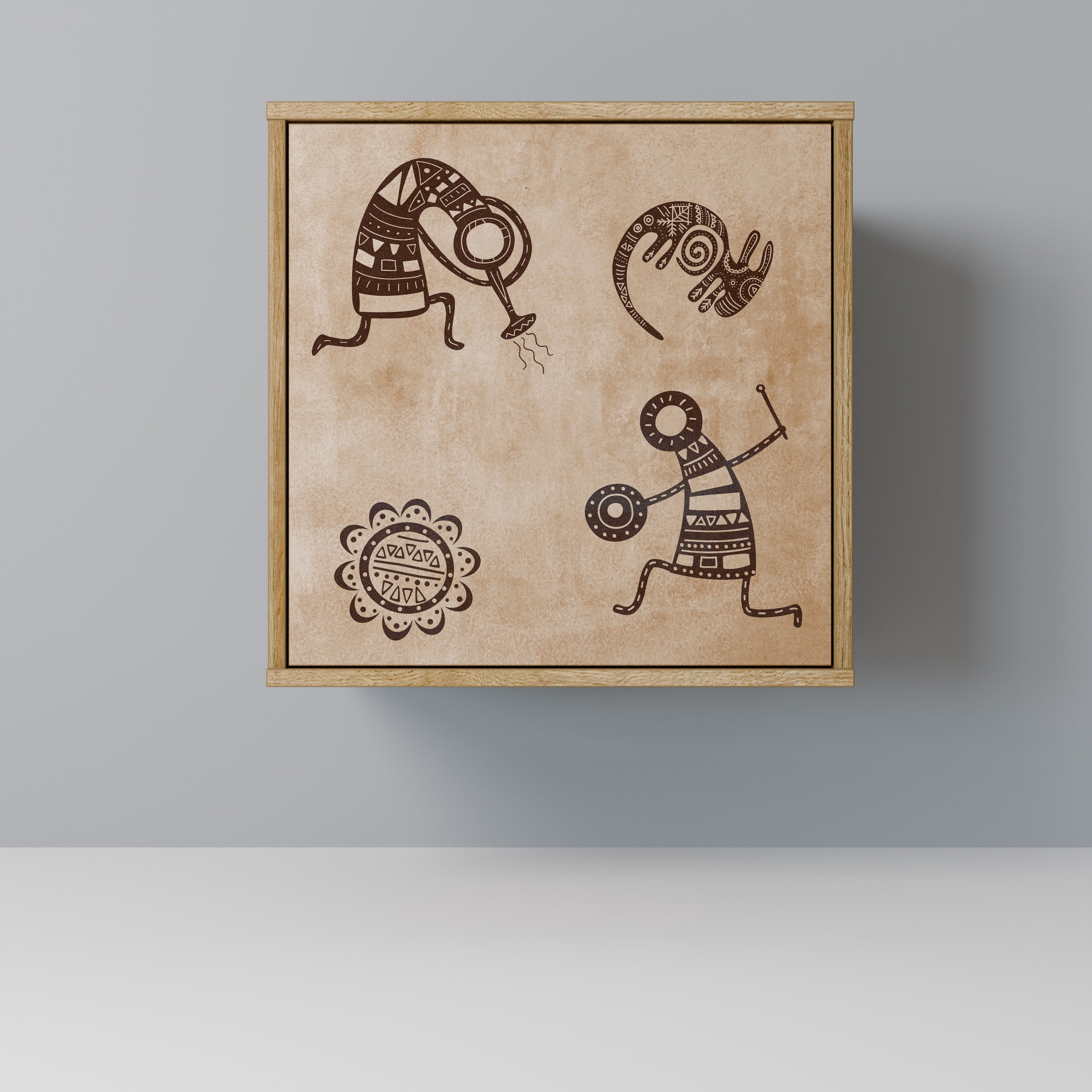 AFRICAN STYLE Komoda 1-drzwiowa korpus Dąb Riva