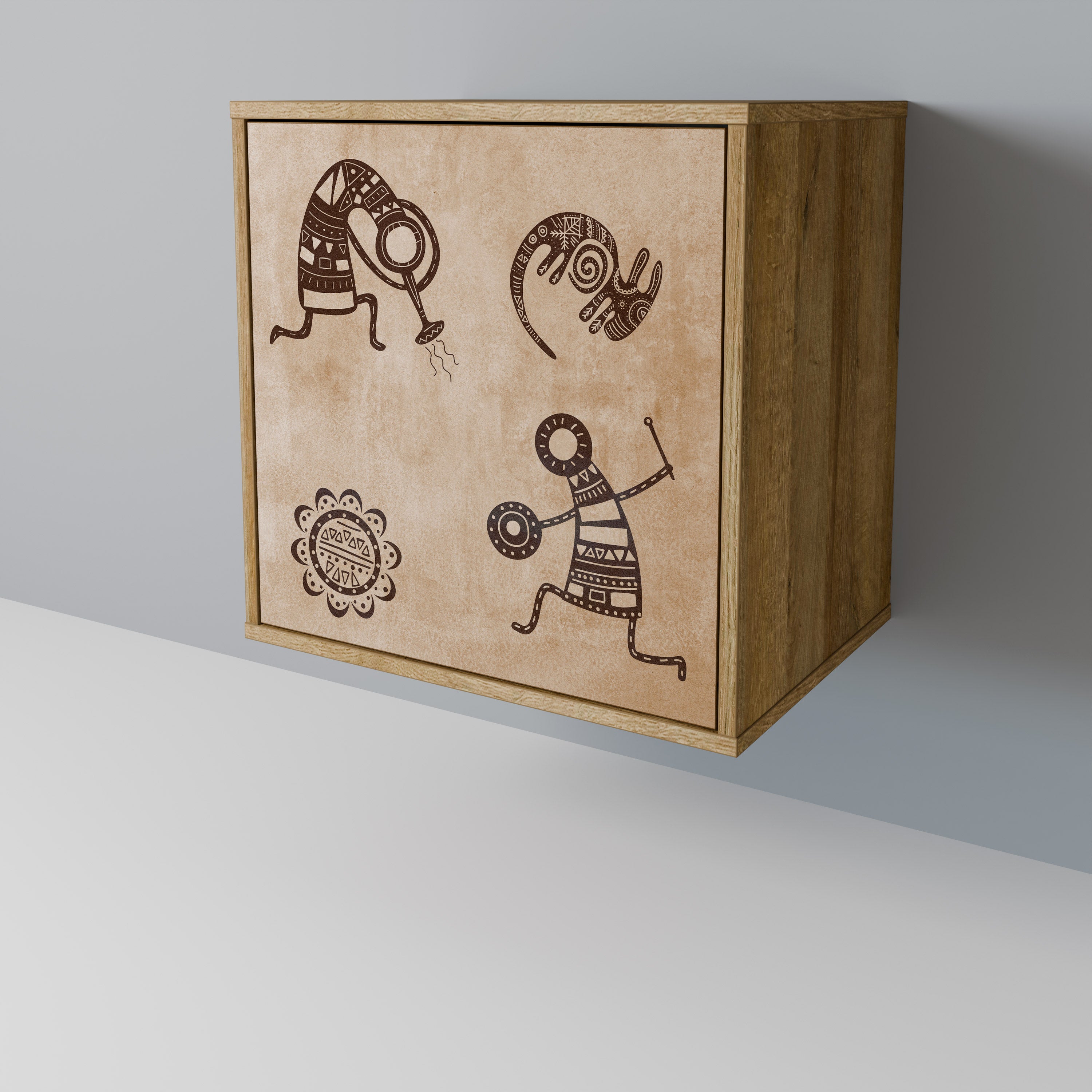 AFRICAN STYLE Komoda 1-drzwiowa korpus Dąb Riva