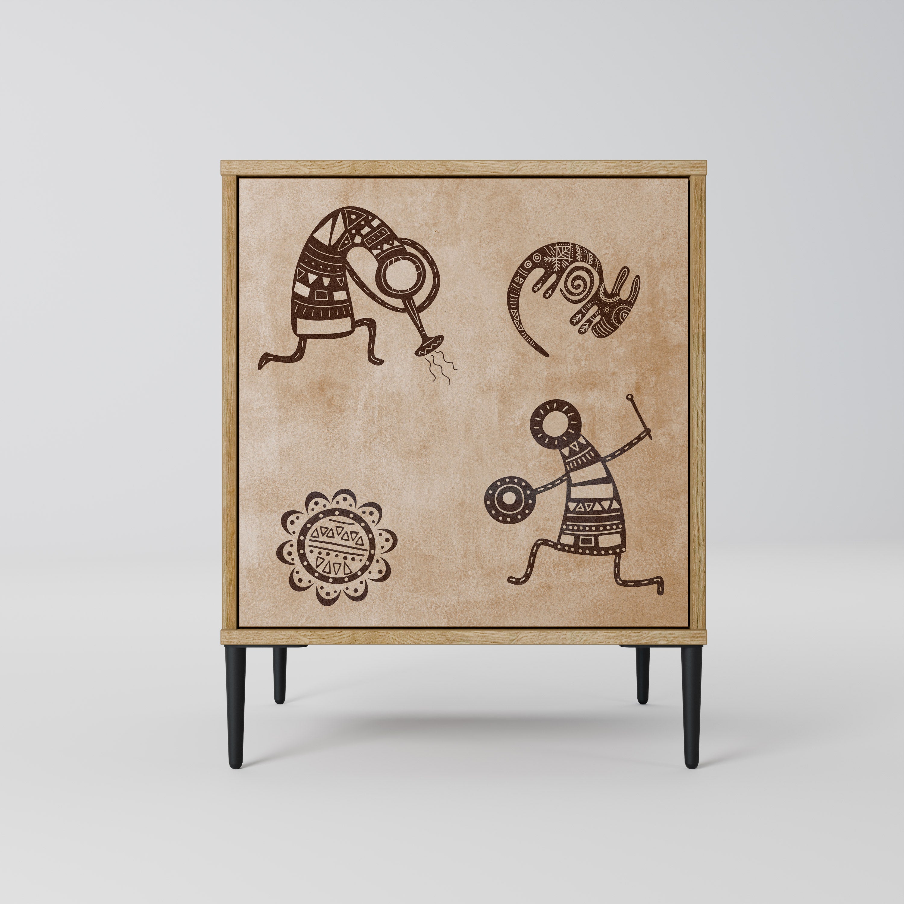 AFRICAN STYLE Komoda 1-drzwiowa korpus Dąb Riva