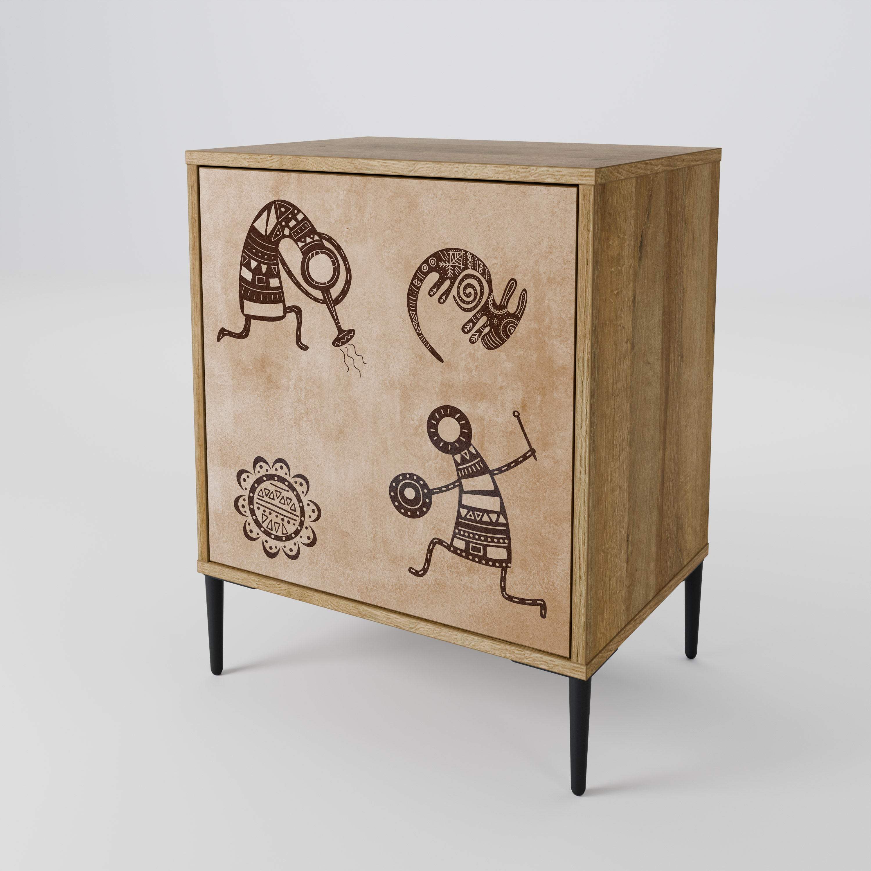 AFRICAN STYLE Komoda 1-drzwiowa korpus Dąb Riva