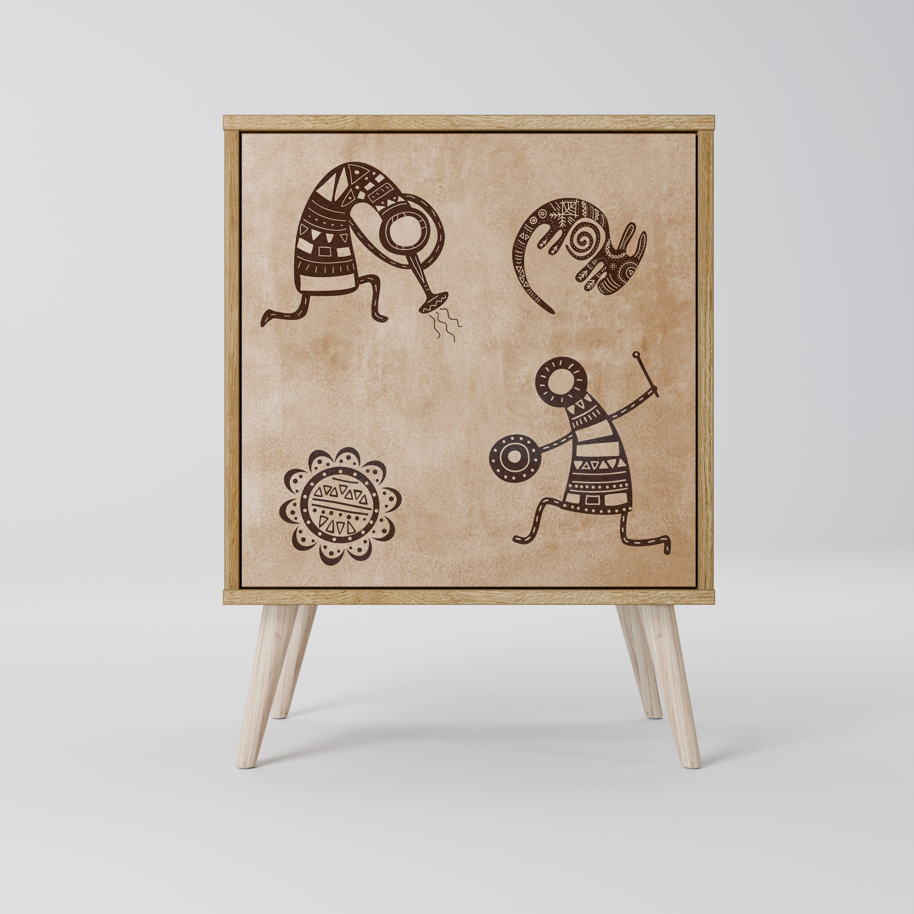 AFRICAN STYLE Komoda 1-drzwiowa korpus Dąb Riva