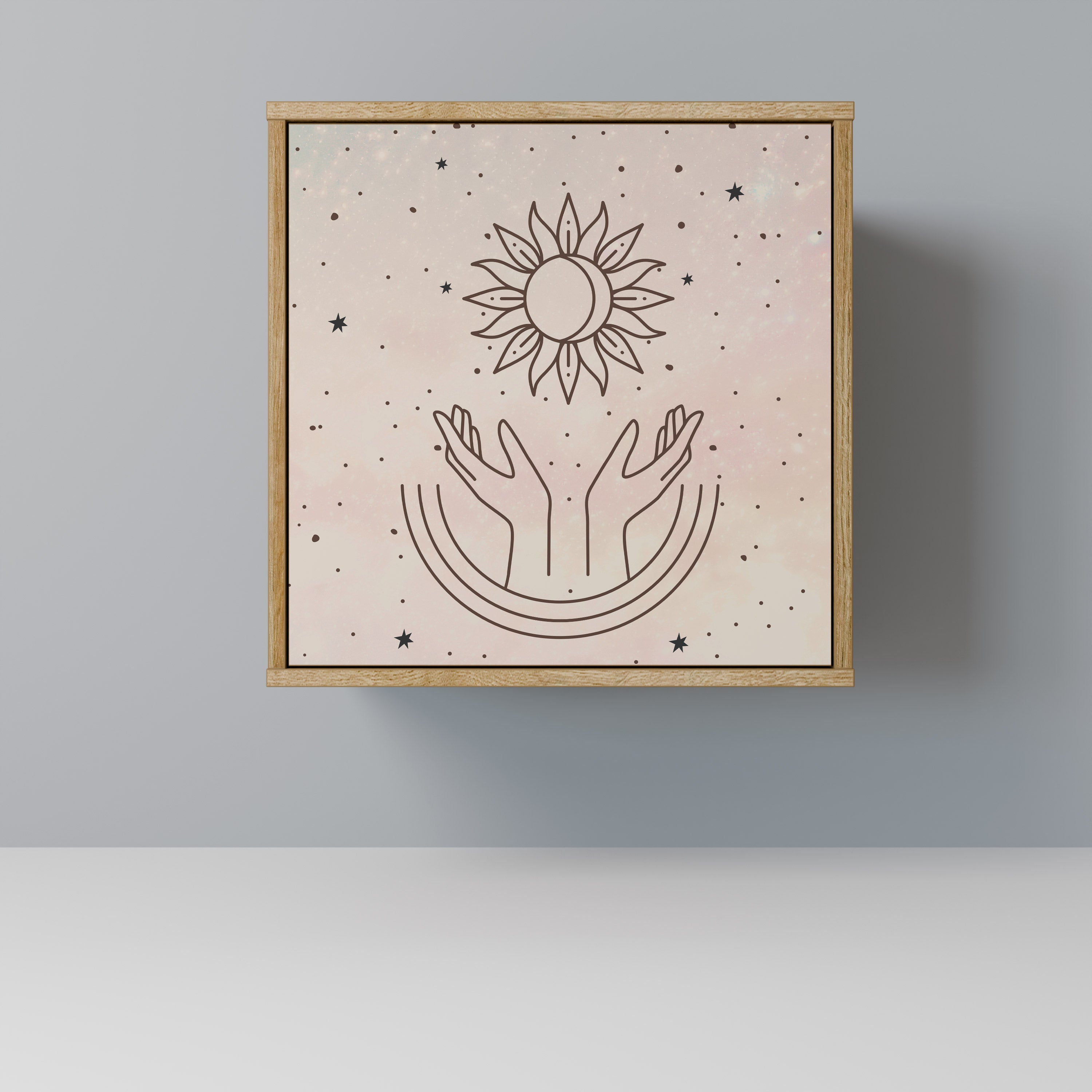 DELICATE BEAUTY Komoda 1-drzwiowa korpus Dąb Riva