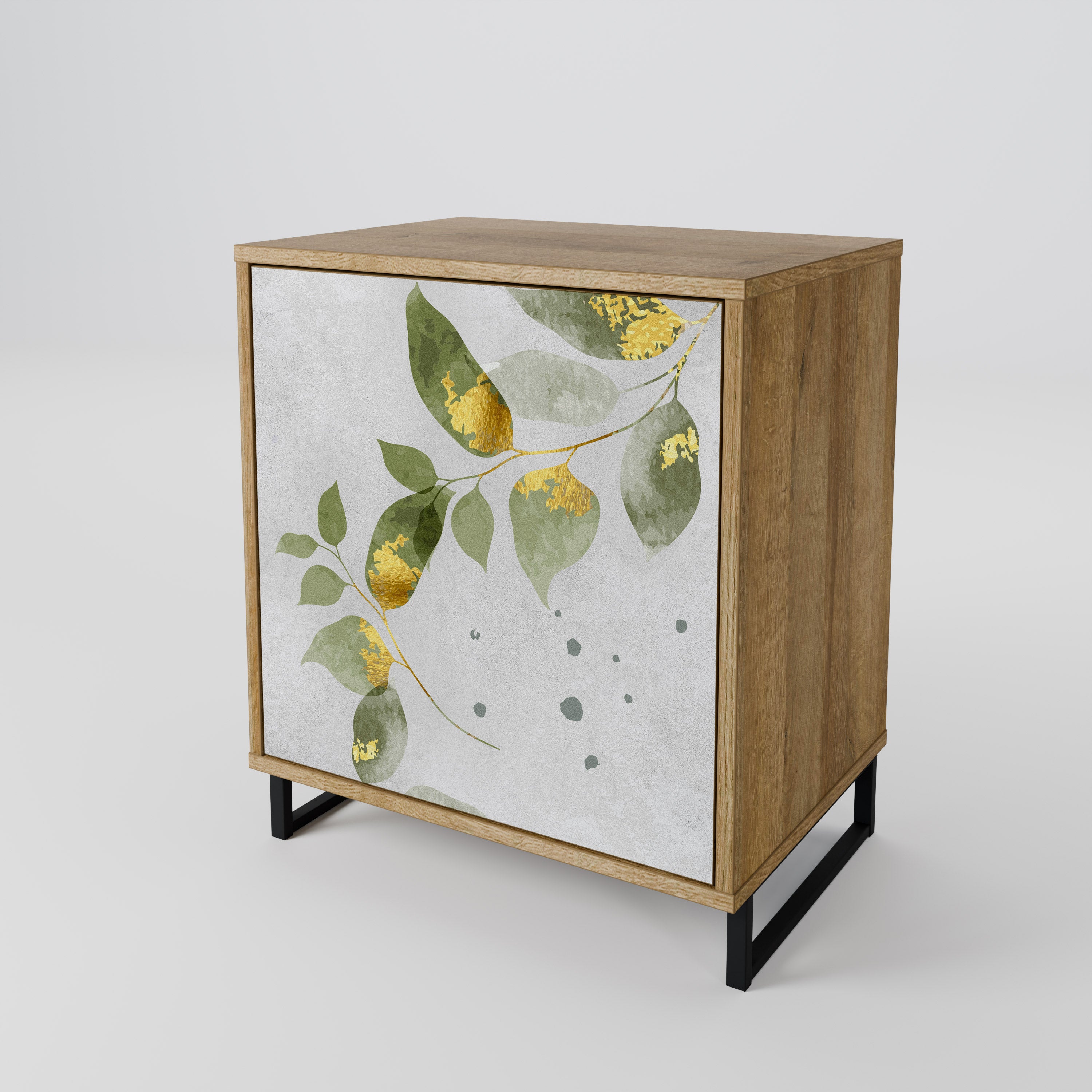 ELEGANT BOTANICS Komoda 1-drzwiowa korpus Dąb Riva
