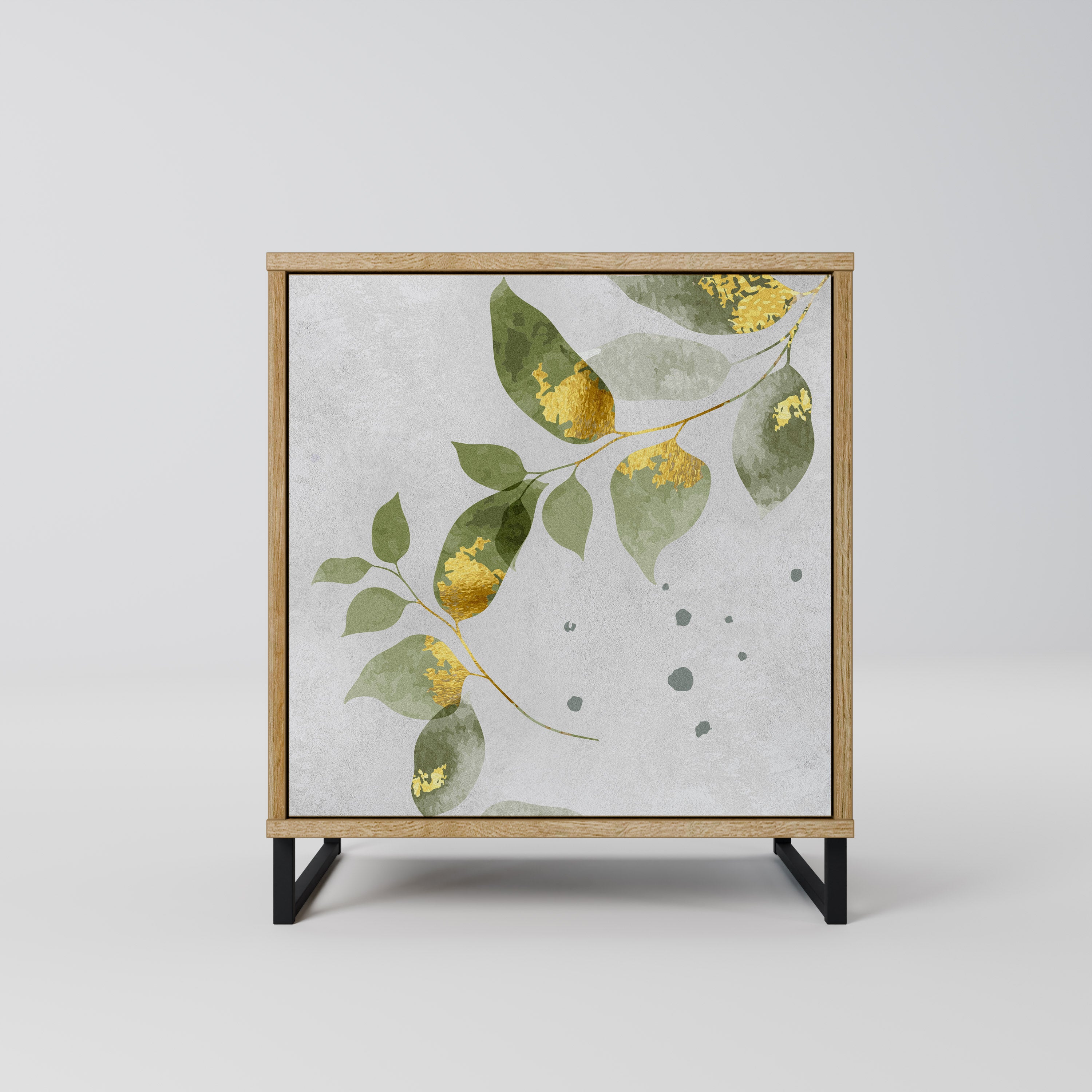 ELEGANT BOTANICS Komoda 1-drzwiowa korpus Dąb Riva