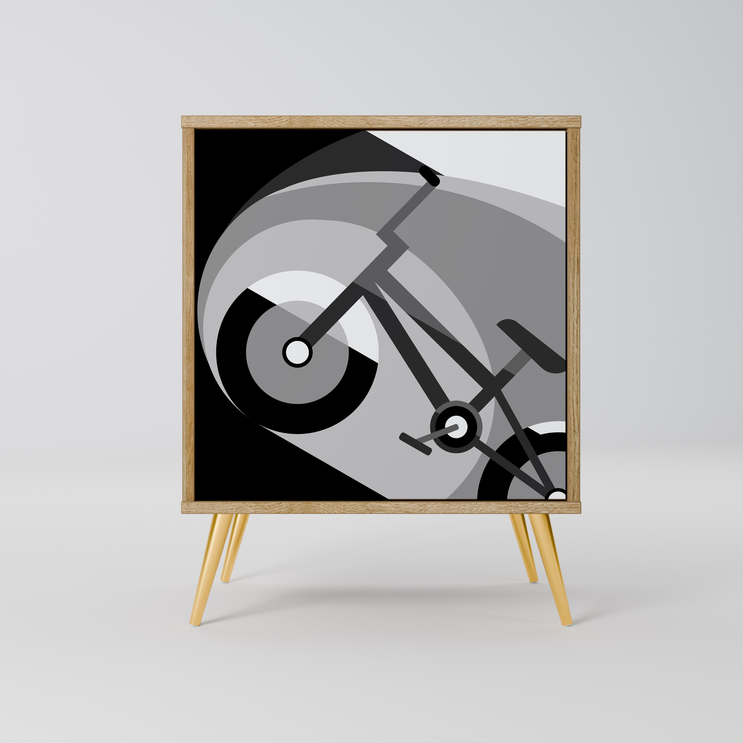 BIKE ENERGY Komoda 1-drzwiowa korpus Dąb Riva