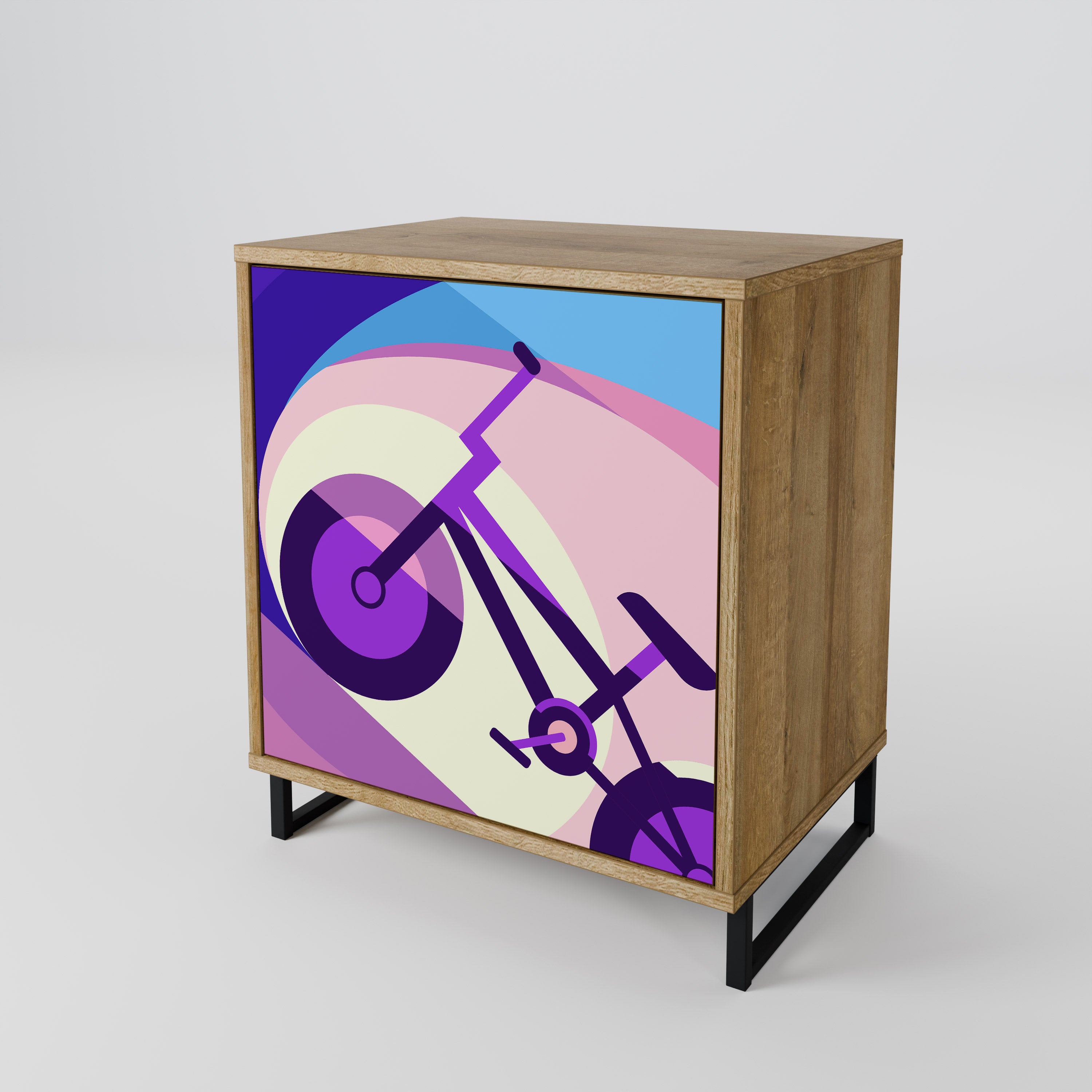 BIKE DREAMS Komoda 1-drzwiowa korpus Dąb Riva